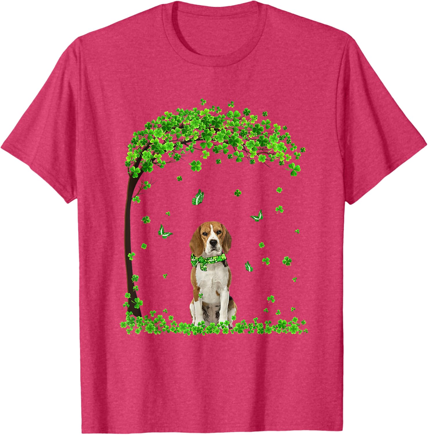 Beagle St Patricks Day Shamrock T-Shirt for Irish Dog Lovers - 3