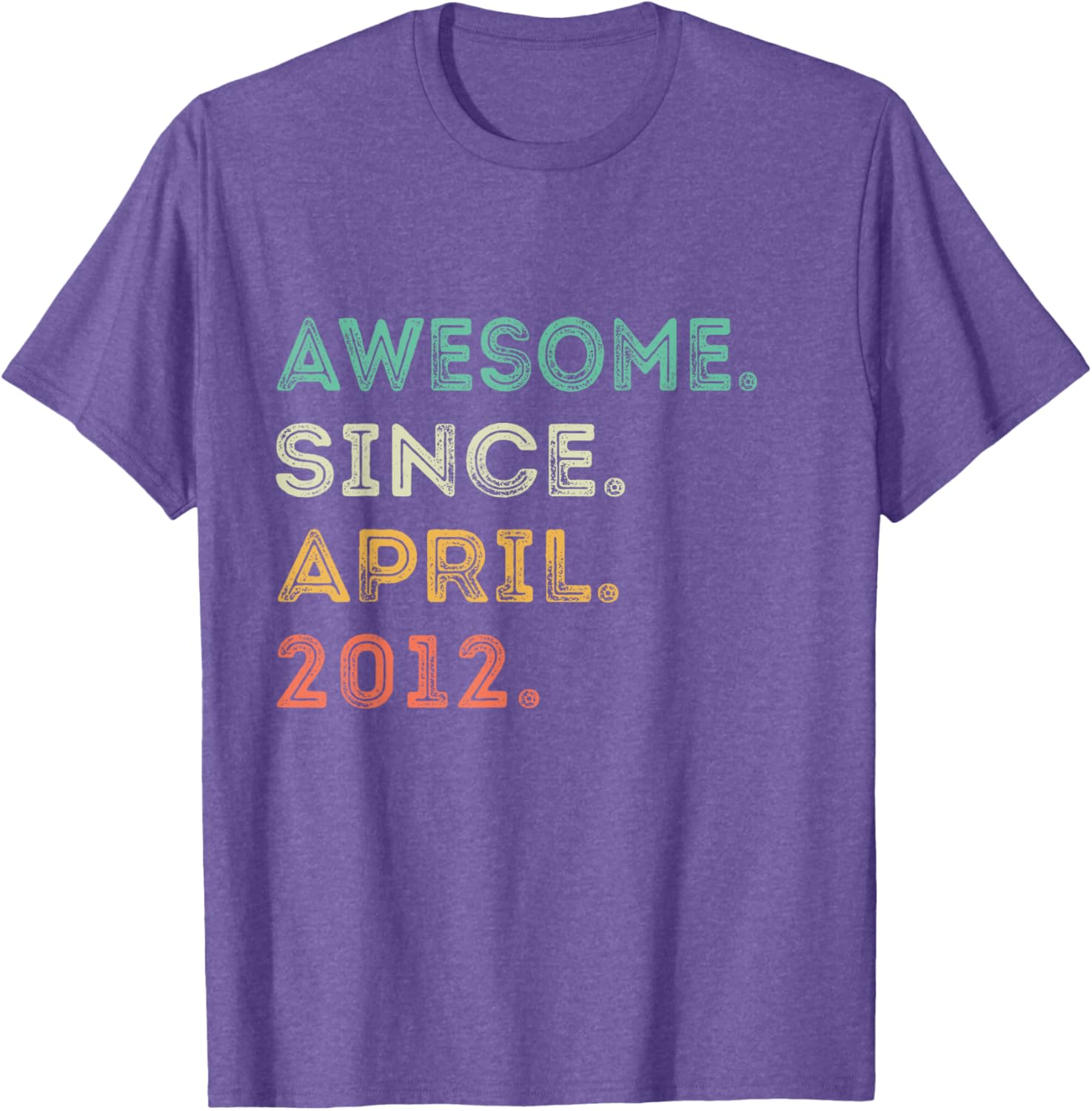 Awesome Since April 2012 13th Birthday T-Shirt for Kids and Teens - 22