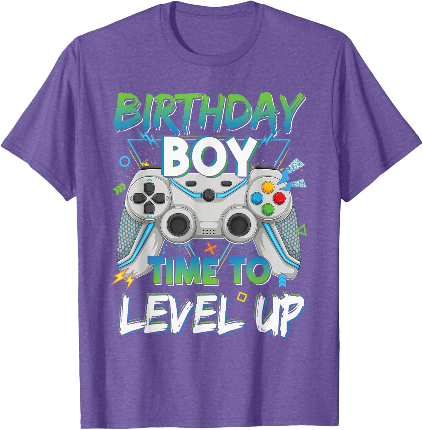 Level Up Gaming Birthday Boy T-Shirt for Young Gamer Boys - 5