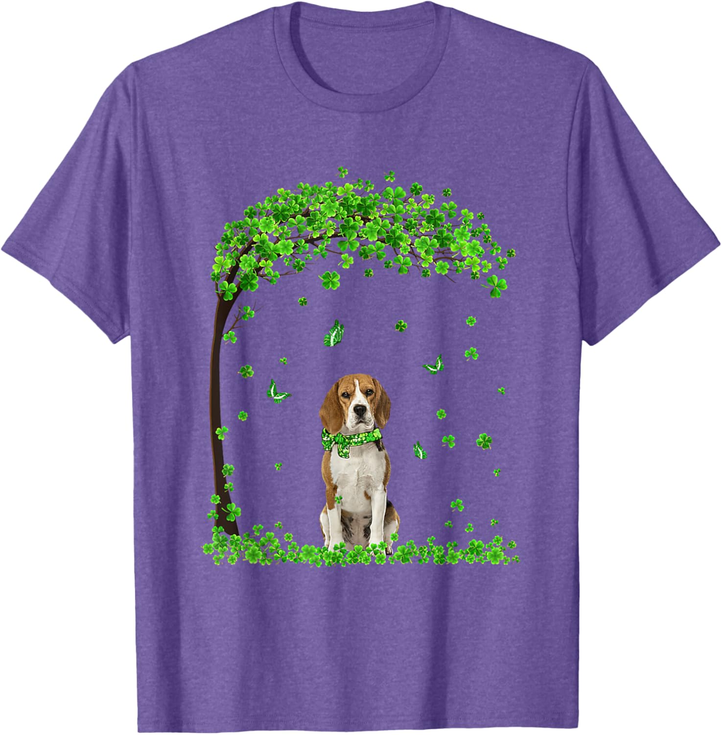 Beagle St Patricks Day Shamrock T-Shirt for Irish Dog Lovers - 25