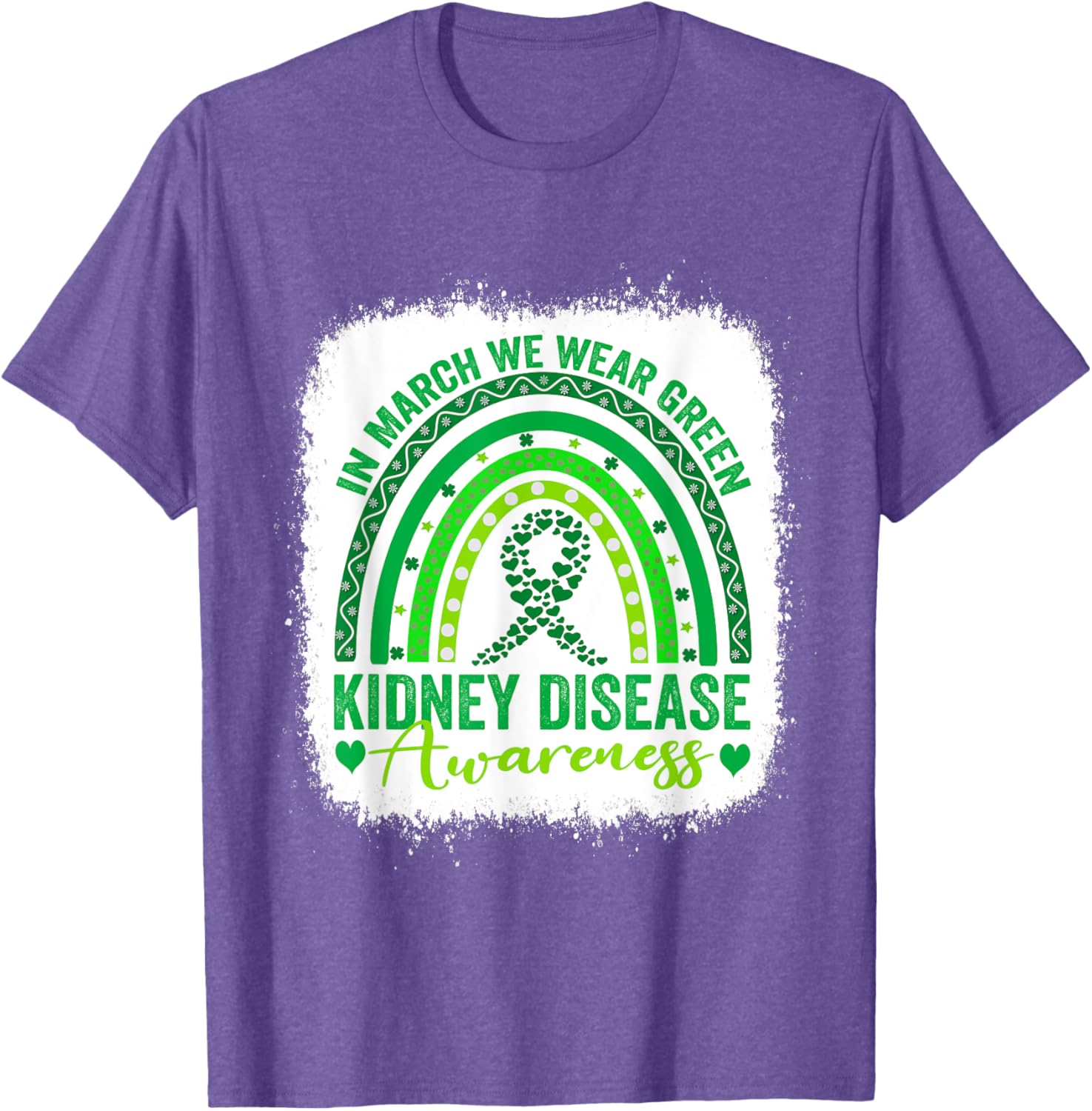 We Wear Green for Kidney Disease Awareness Month 2025 T-Shirt - 5