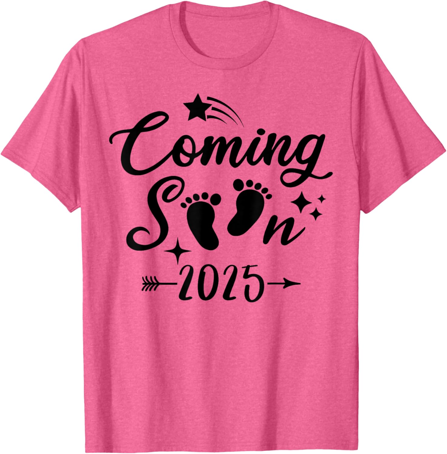 Baby Coming Soon 2025 Newborn Reveal T-Shirt for Expecting Parents - 20