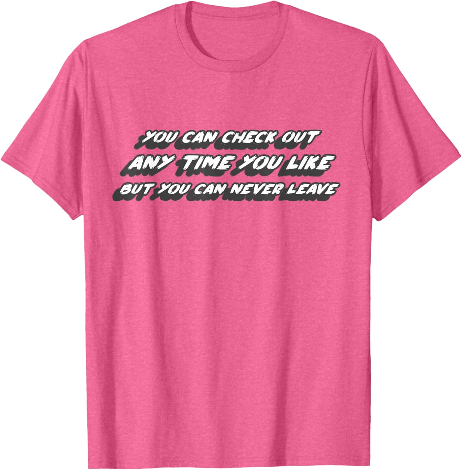 Cool You're Free to Check Out Anytime T-Shirt for Music Lovers - 24