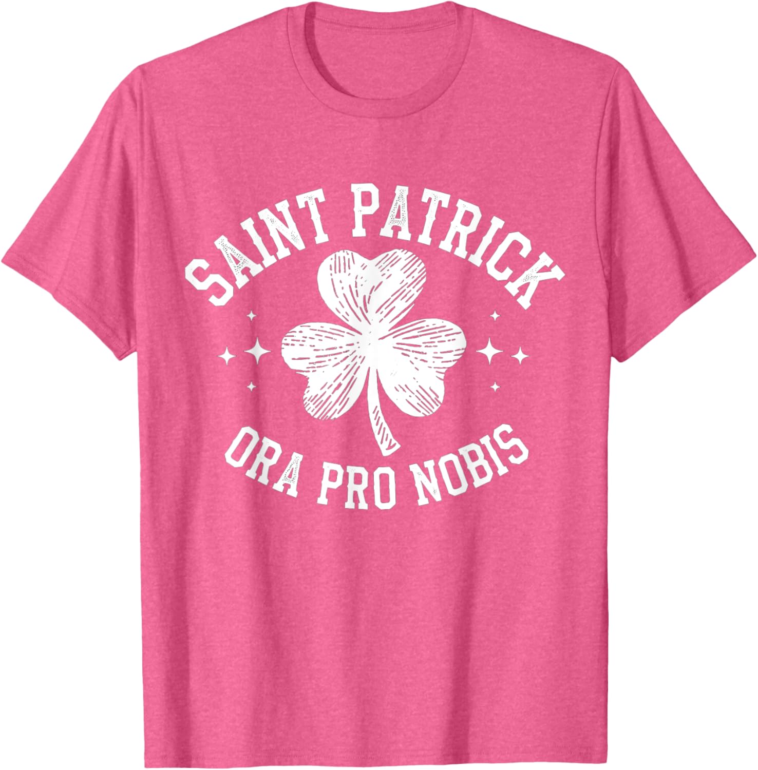 Vintage St Patrick Ora Pro Nobis Catholic T-Shirt for Traditional Style - 1