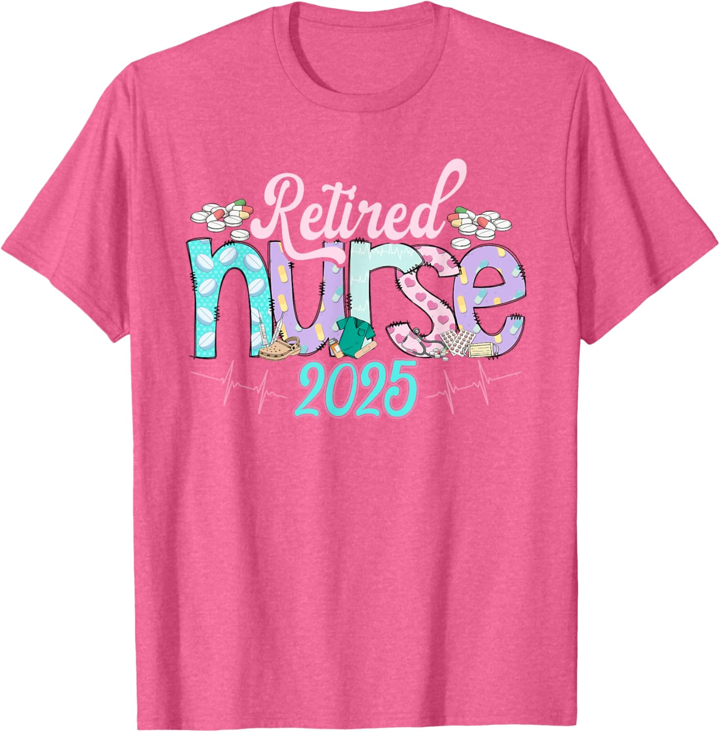 Tie Dye Retired Nurse T-Shirt 2025 Perfect Gift for Nurses - 13