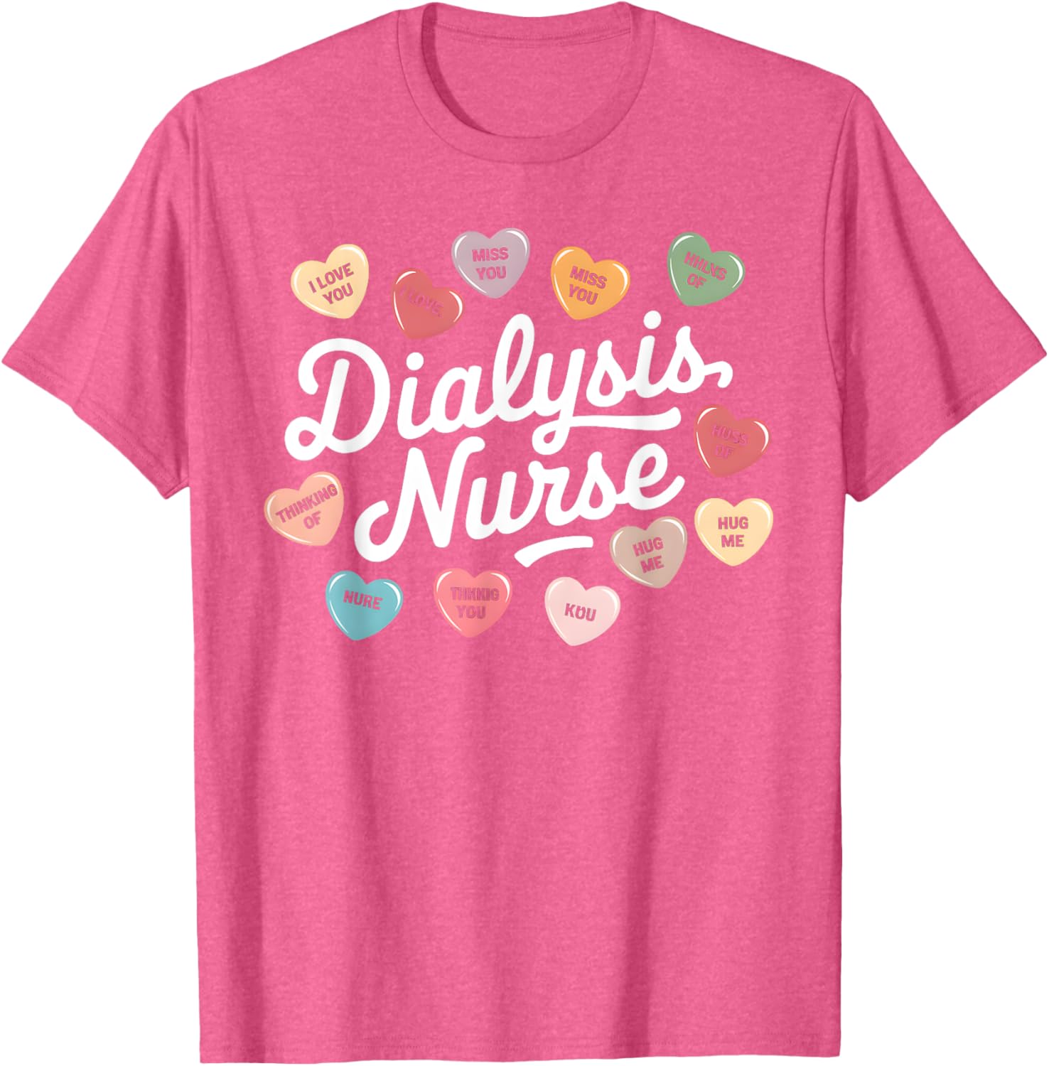 Valentine's Day Dialysis Nurse T-Shirt for Nephrology Technicians - 18