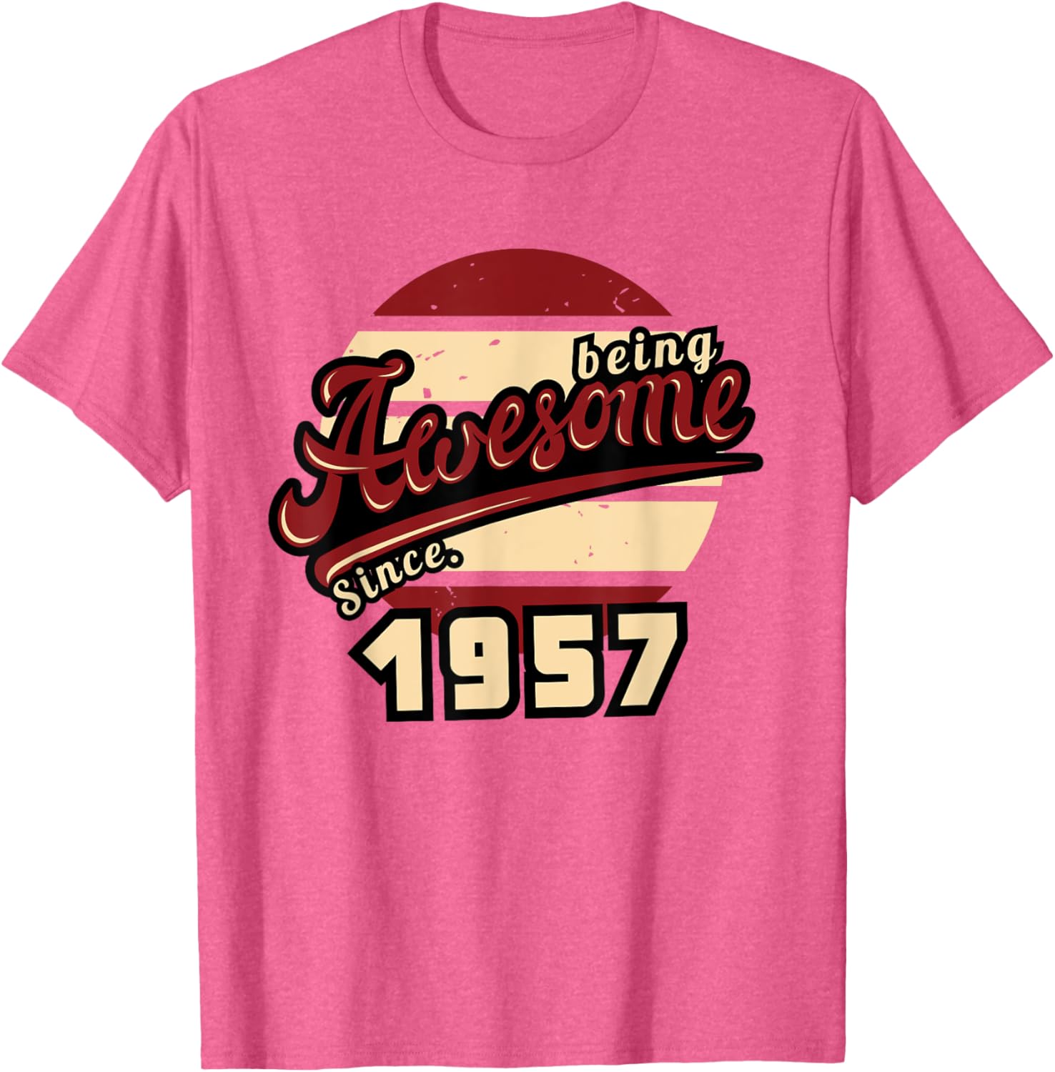 Awesome Since 1957 Retro 68th Birthday T-Shirt Gift for Him or Her - 19