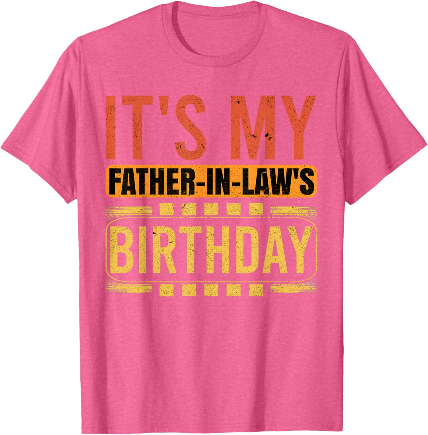 Retro Family Humor T-Shirt for Father in Law's Birthday Celebration - 4