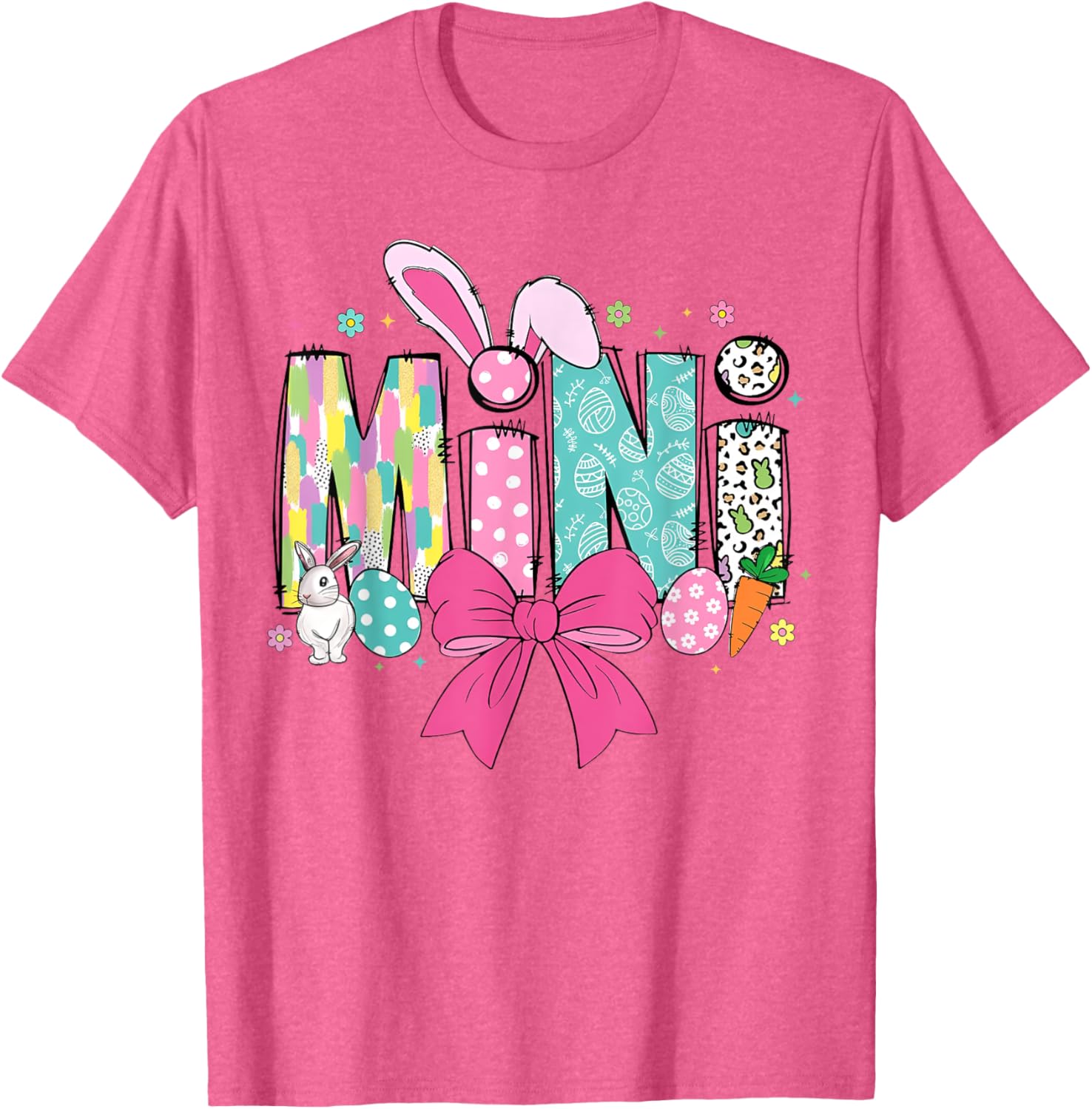 Adorable Mama Bunny Easter T-Shirt for Matching Family Celebrations - 18