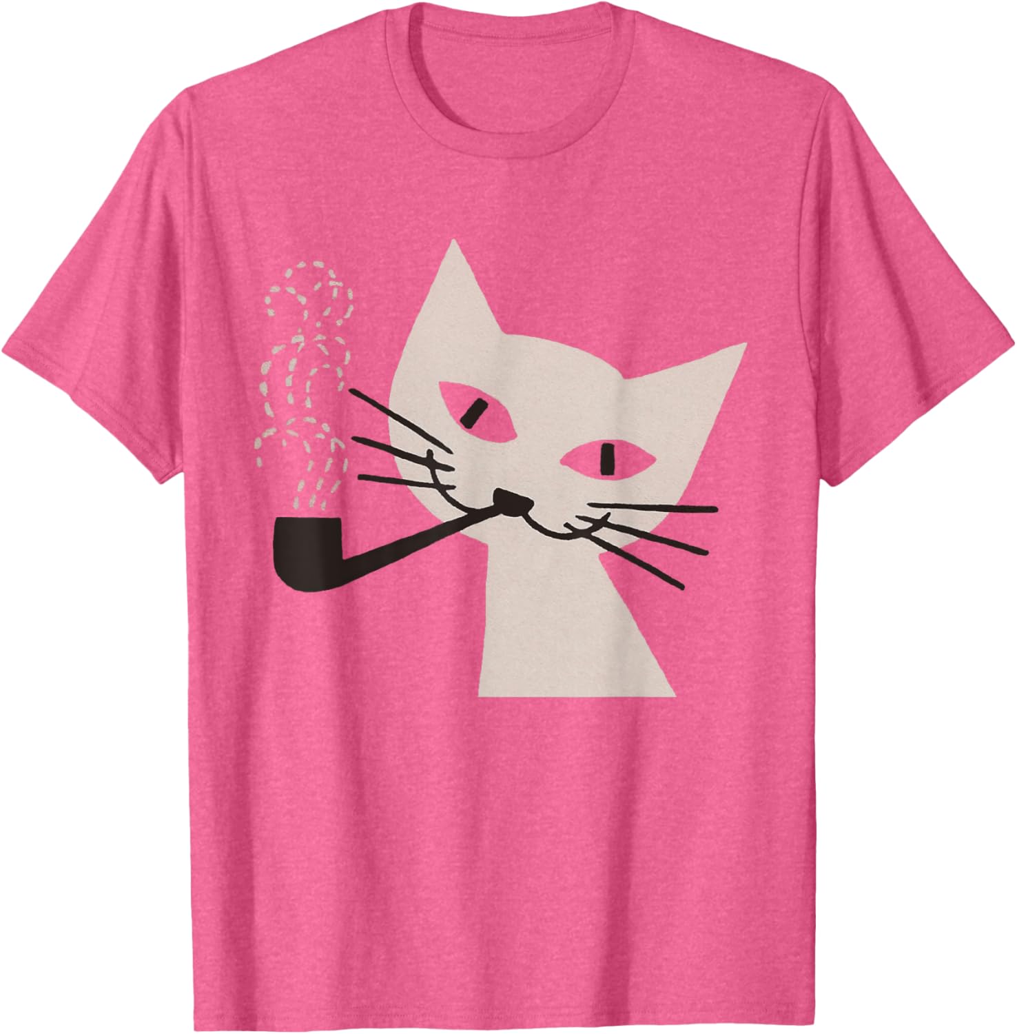 Retro 60s Vintage Cat Smoking Cigarette T-Shirt for Cool Cat Lovers - 7