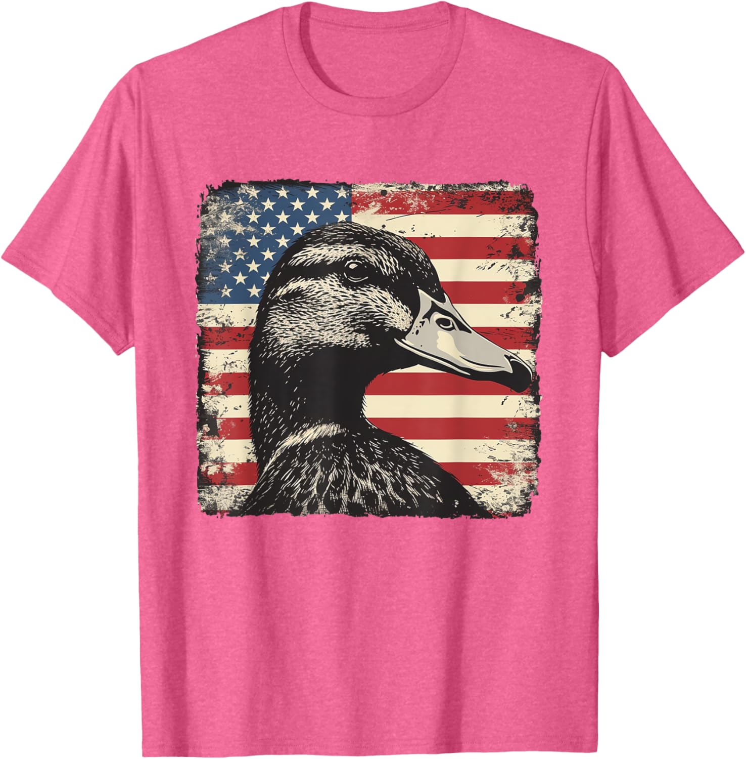 America Flag Duck Shirt for 4th of July | Fun Men's and Women's Tee - 11