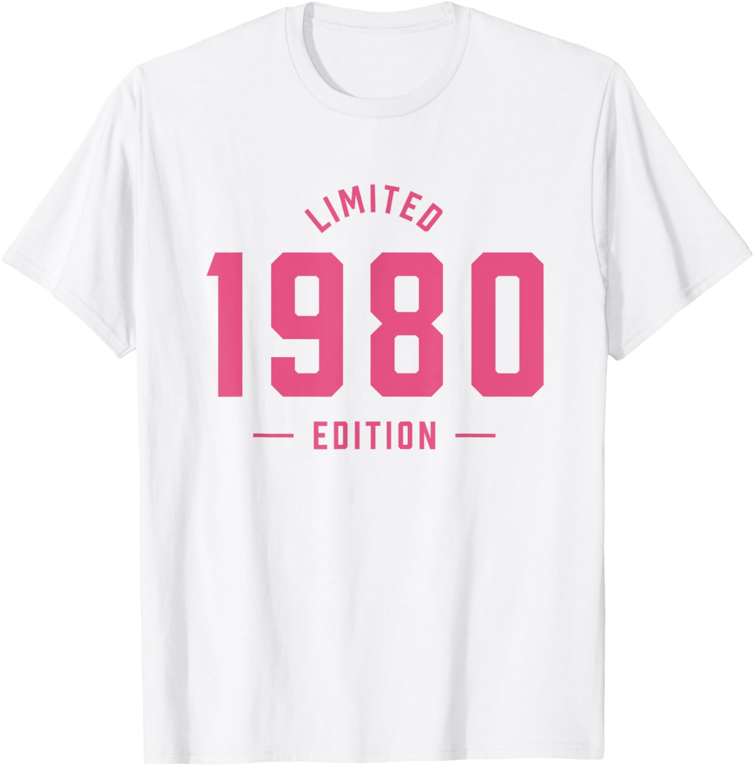 Cute Pink 45th Birthday T-Shirt for Women Celebrating 1980s Style - 4