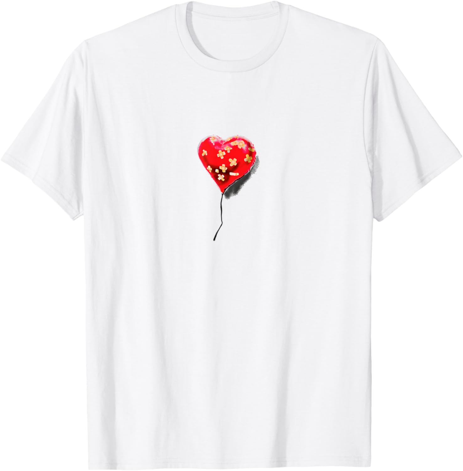 APOH Valentine's Banksy Love Hurts T-Shirt for Trendy Style - 3