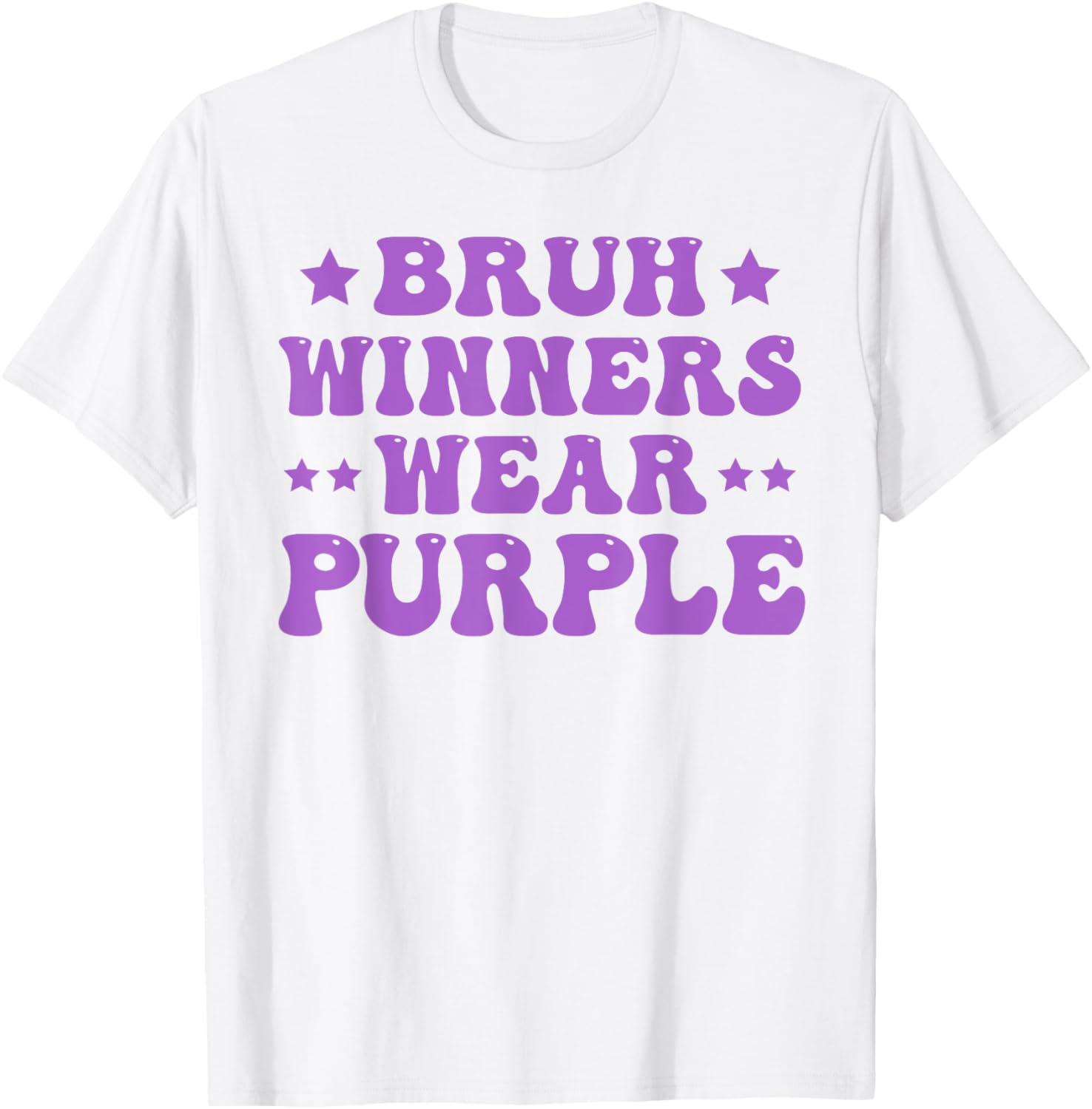 Winners Wear Purple Camp Team Spirit Week Matching T-Shirt for All Ages - 13