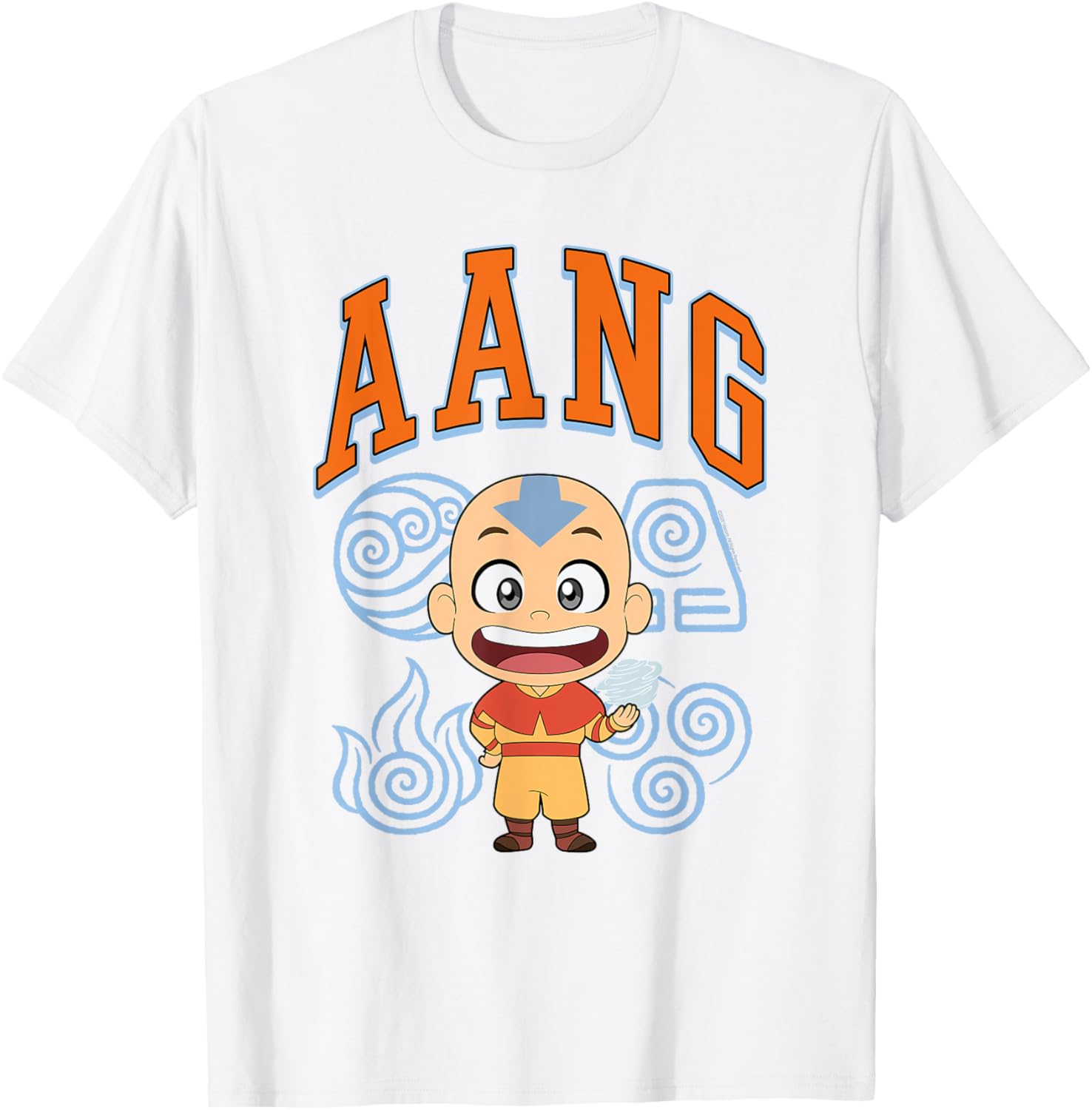 Chibi Aang Anime T-Shirt - Avatar The Last Airbender Athletic Wear - 1