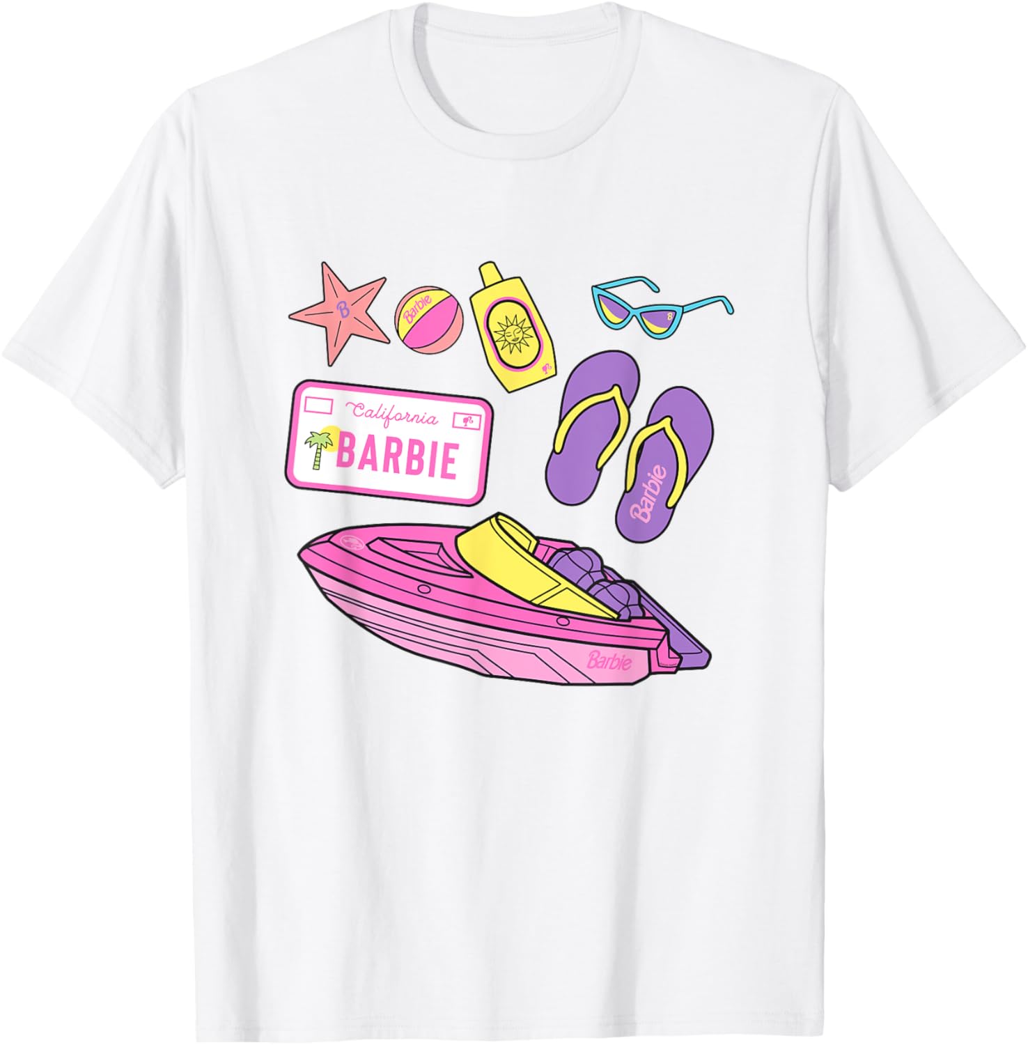 Barbie Icons of Summer T-Shirt for Fun Summer Style and Adventure - 5