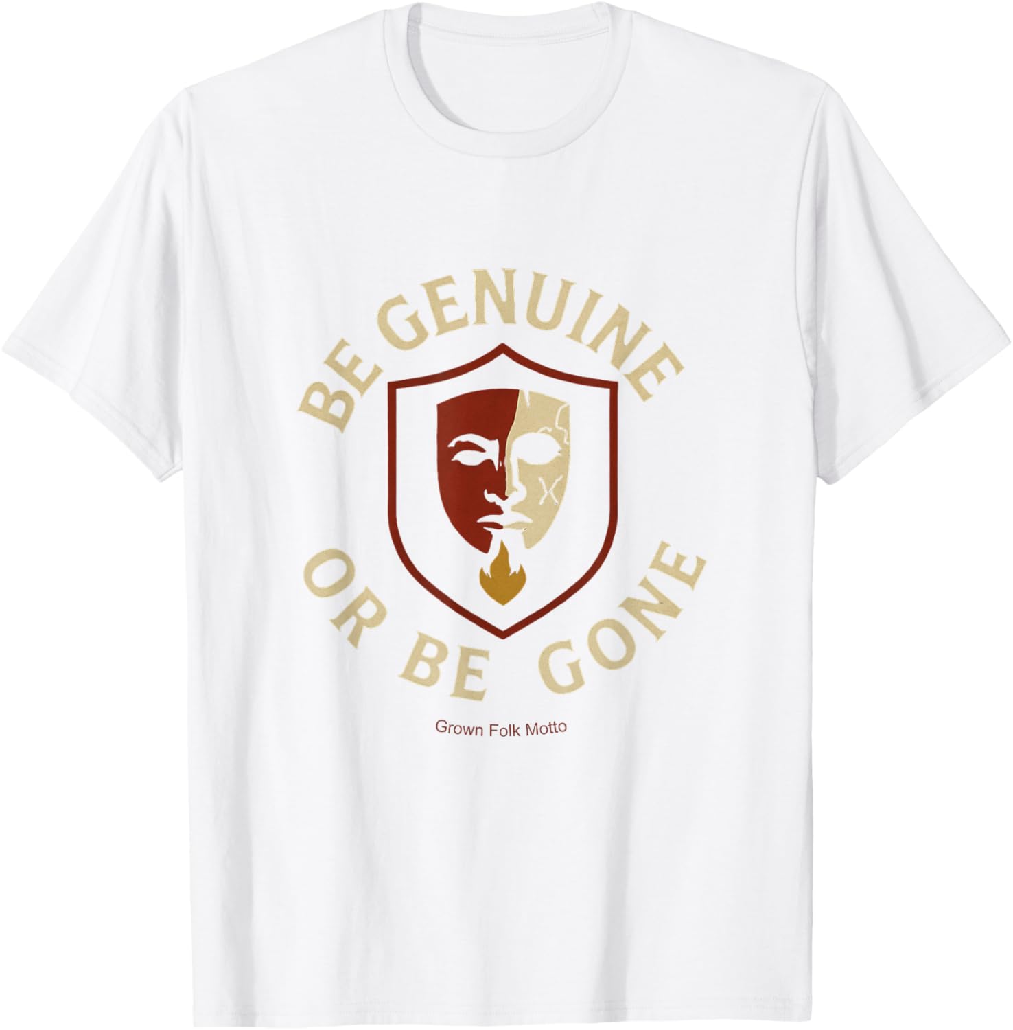 Be Genuine or Be Gone Motivational T-Shirt for Inspiring Style - 10