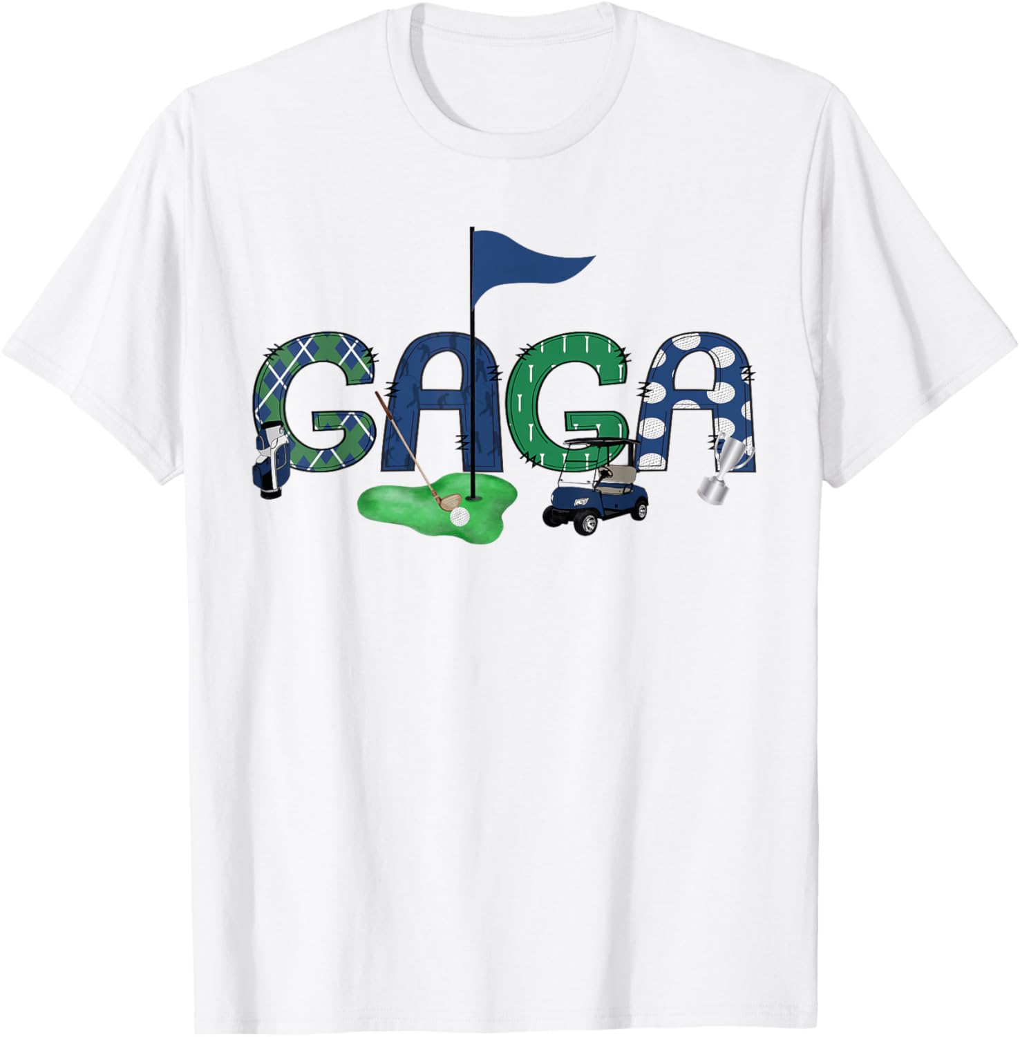 Gaga Of The Birthday Boy Hole in One Golf T-Shirt for Fun Celebrations - 5