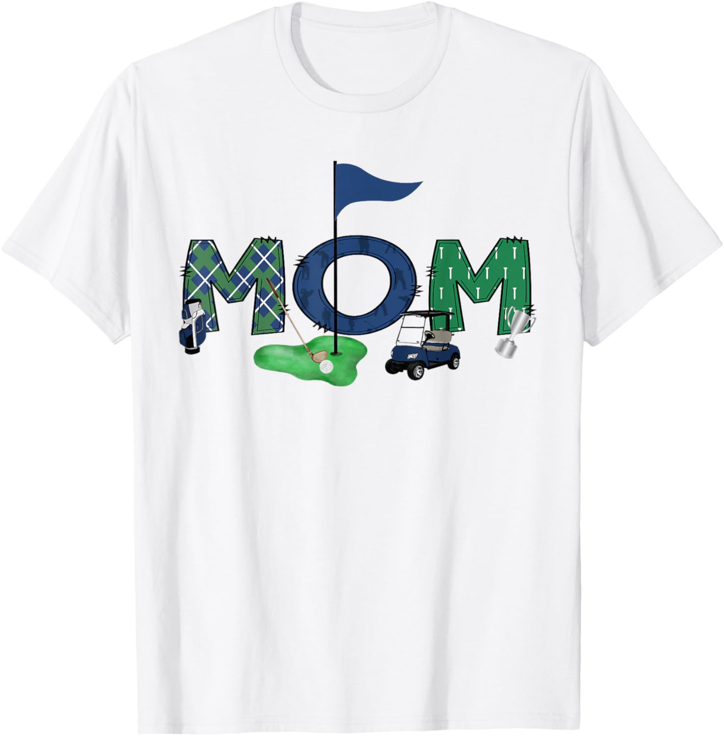 Mom of the Birthday Boy Golf T-Shirt for Fun and Stylish Celebrations - 1