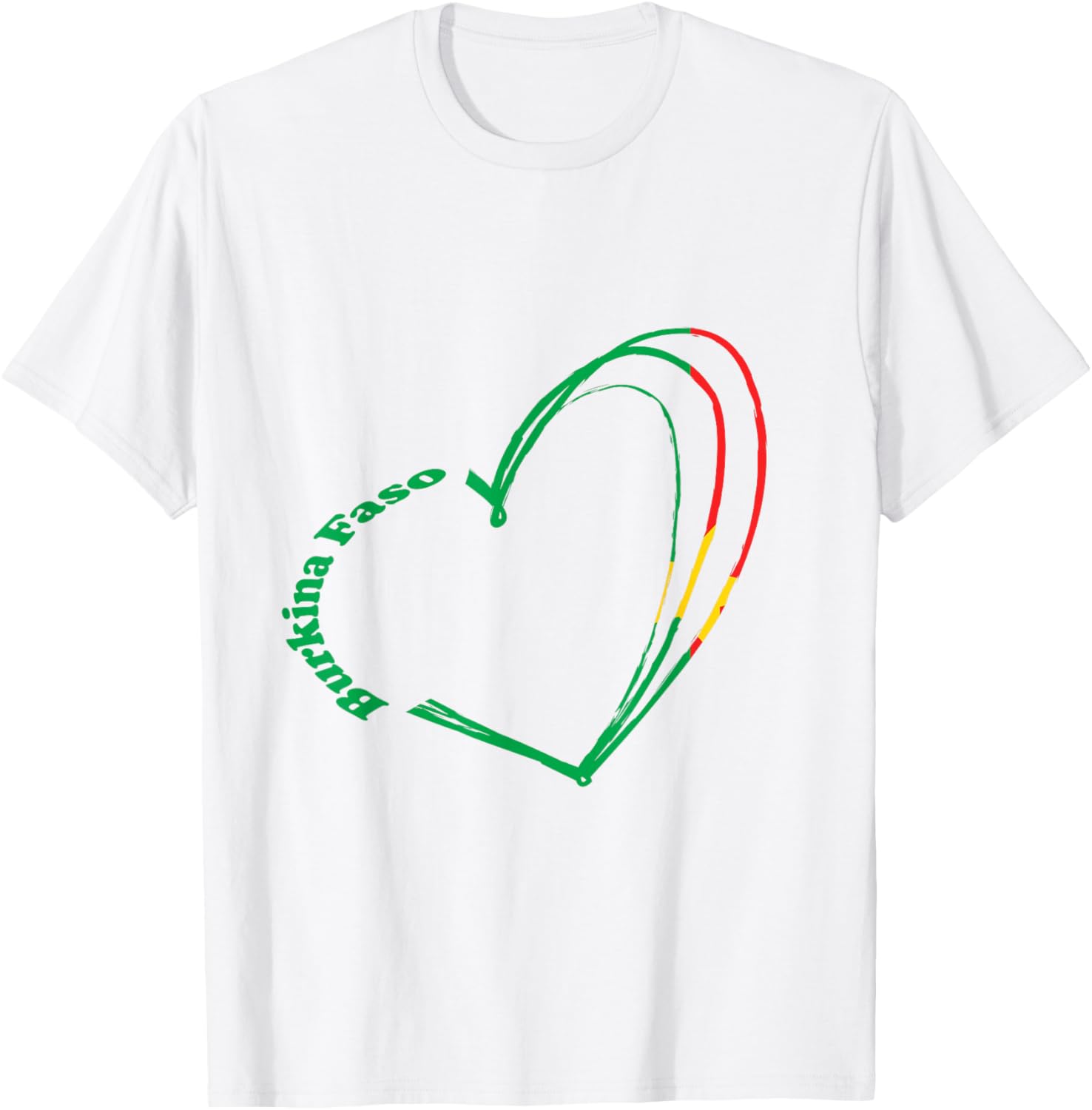 Burkina Faso Flag T-Shirt for Pride and Love of Burkina Faso - 14