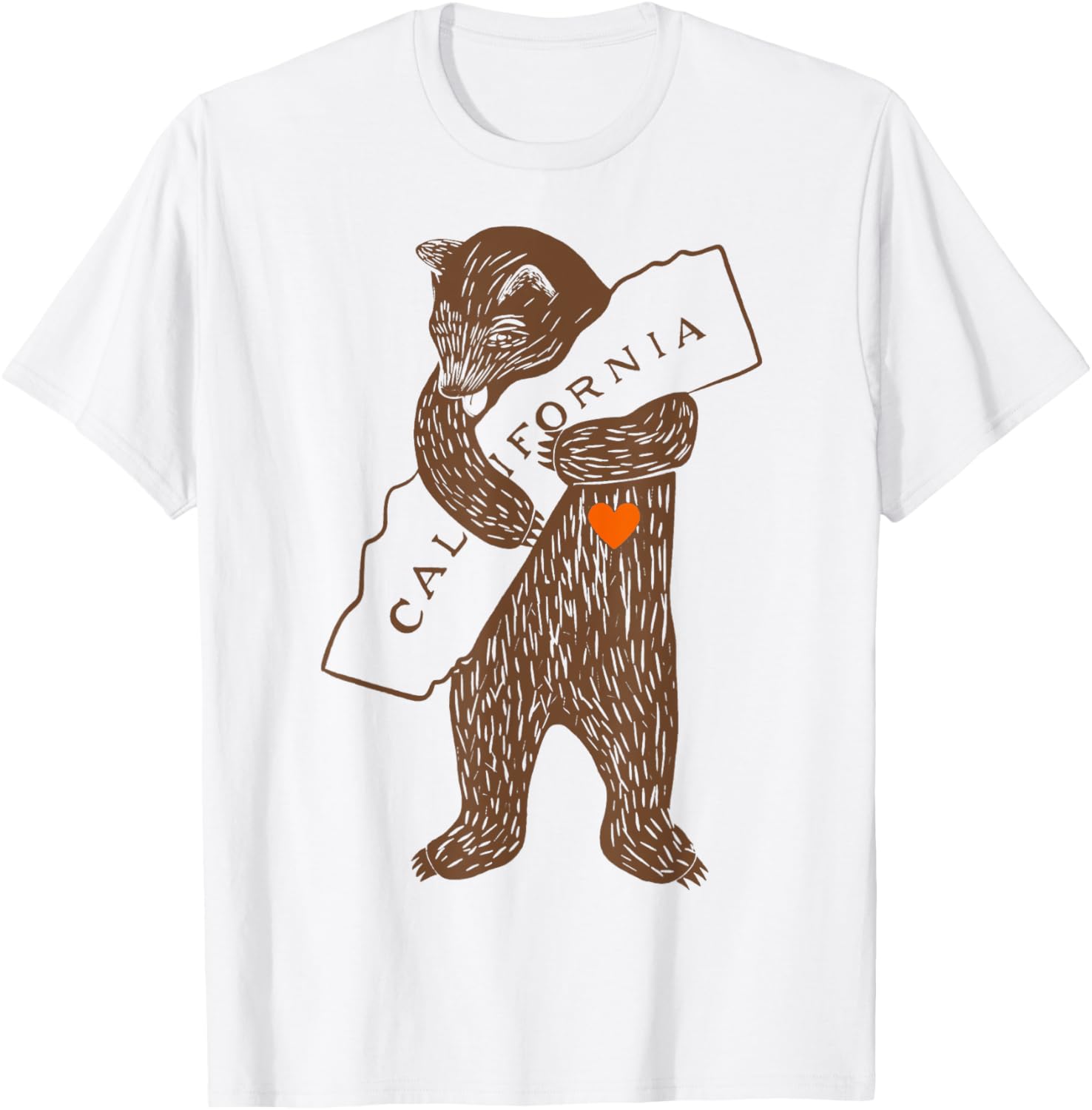 California Strong Grizzly Bear T-Shirt for Outdoor Enthusiasts - 2