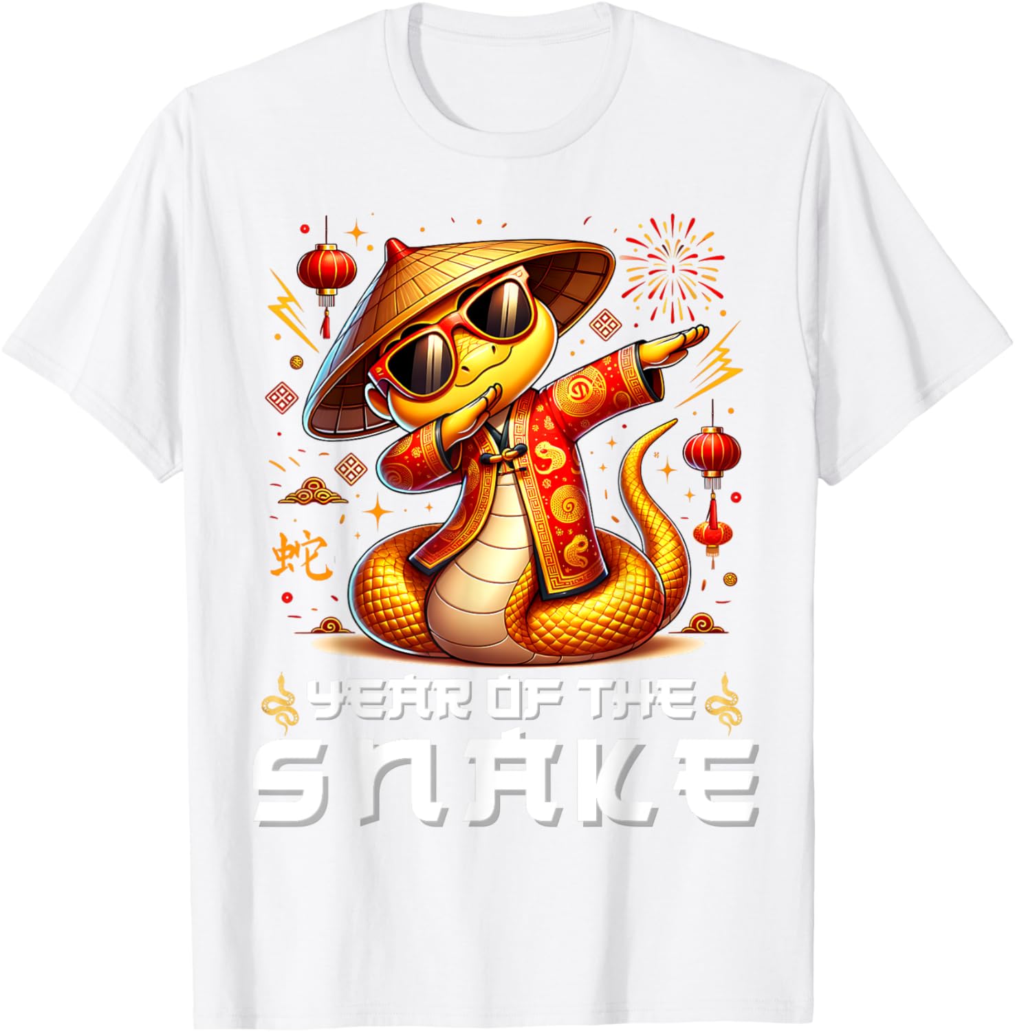 Year of the Snake 2025 Kids T-Shirt for Lunar New Year Celebrations - 28