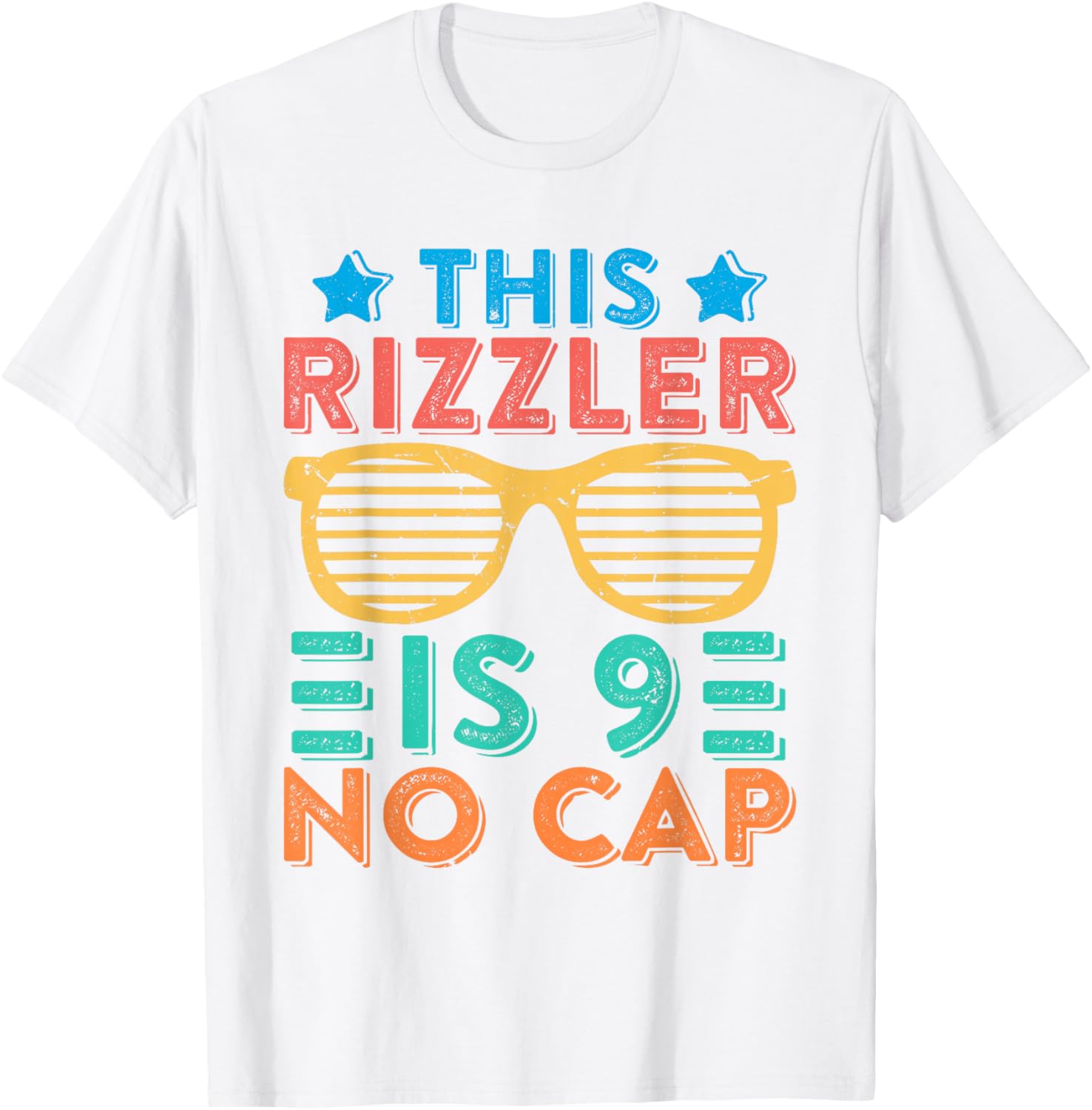 Cool Rizzler 9th Birthday Shirt for Boys - Fun Sigma Rizz Tee - 12