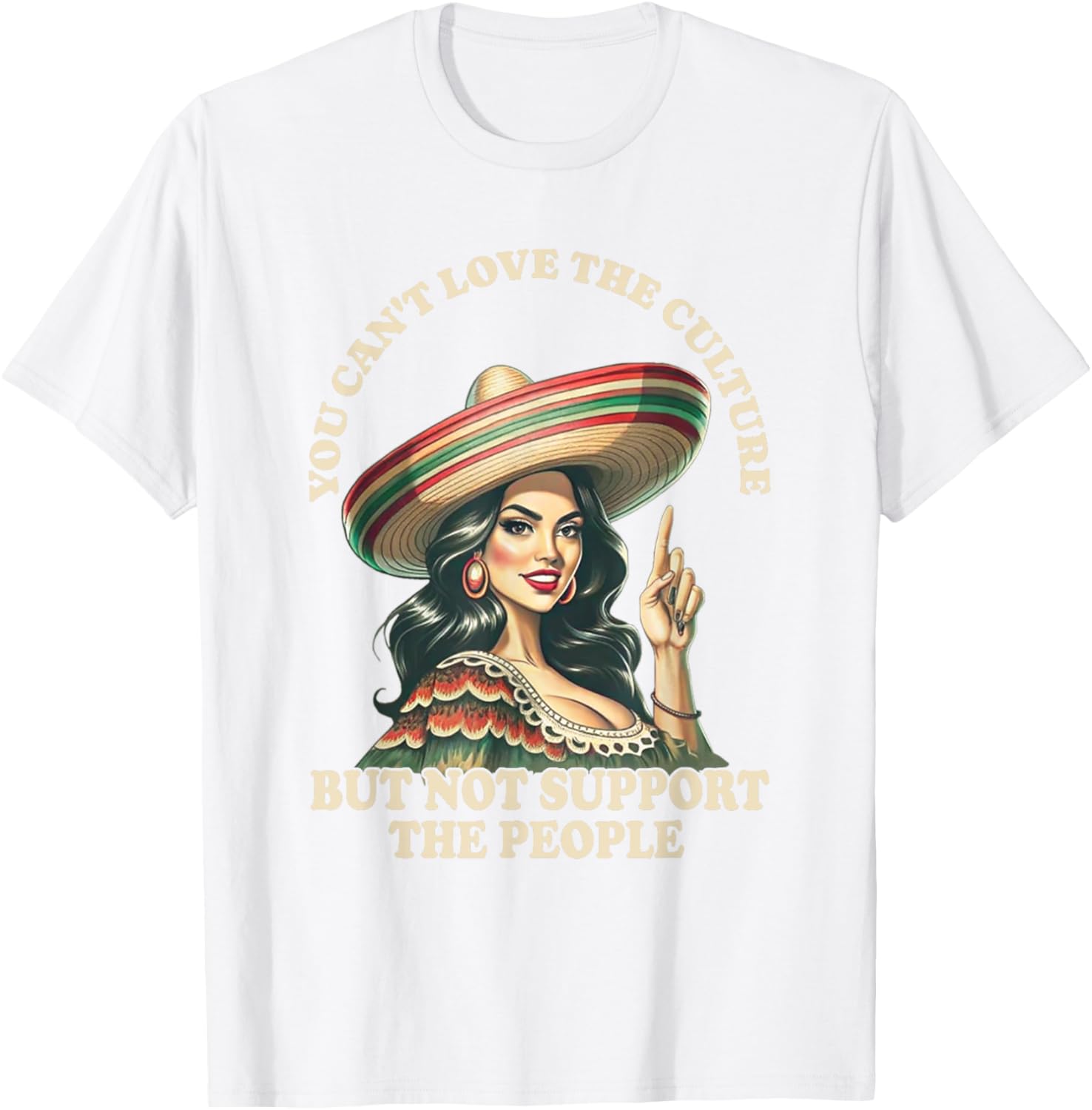 You Can't Love the Culture and Not Support the People Retro T-Shirt - 26
