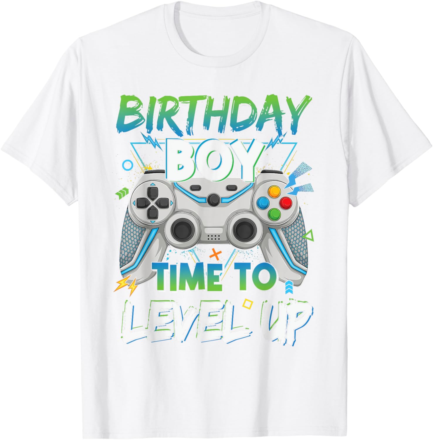 Level Up Gaming Birthday Boy T-Shirt for Young Gamer Boys - 29