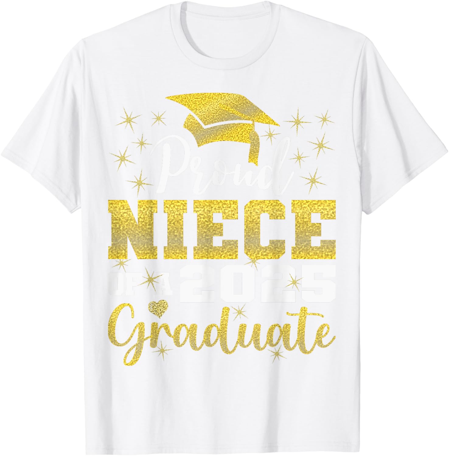 Super Proud Niece of Graduate 2025 Senior Graduation Family T-Shirt - 7