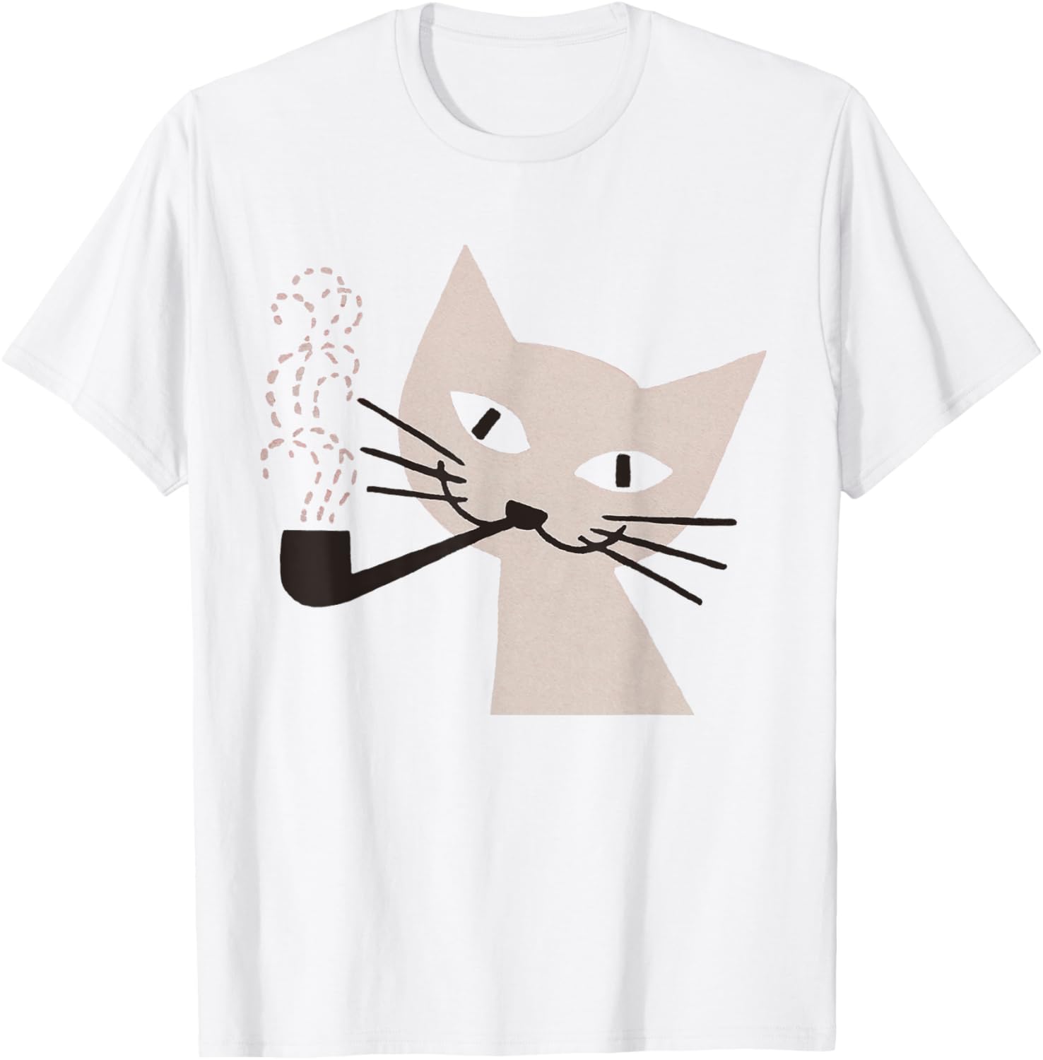 Retro 60s Vintage Cat Smoking Cigarette T-Shirt for Cool Cat Lovers - 3