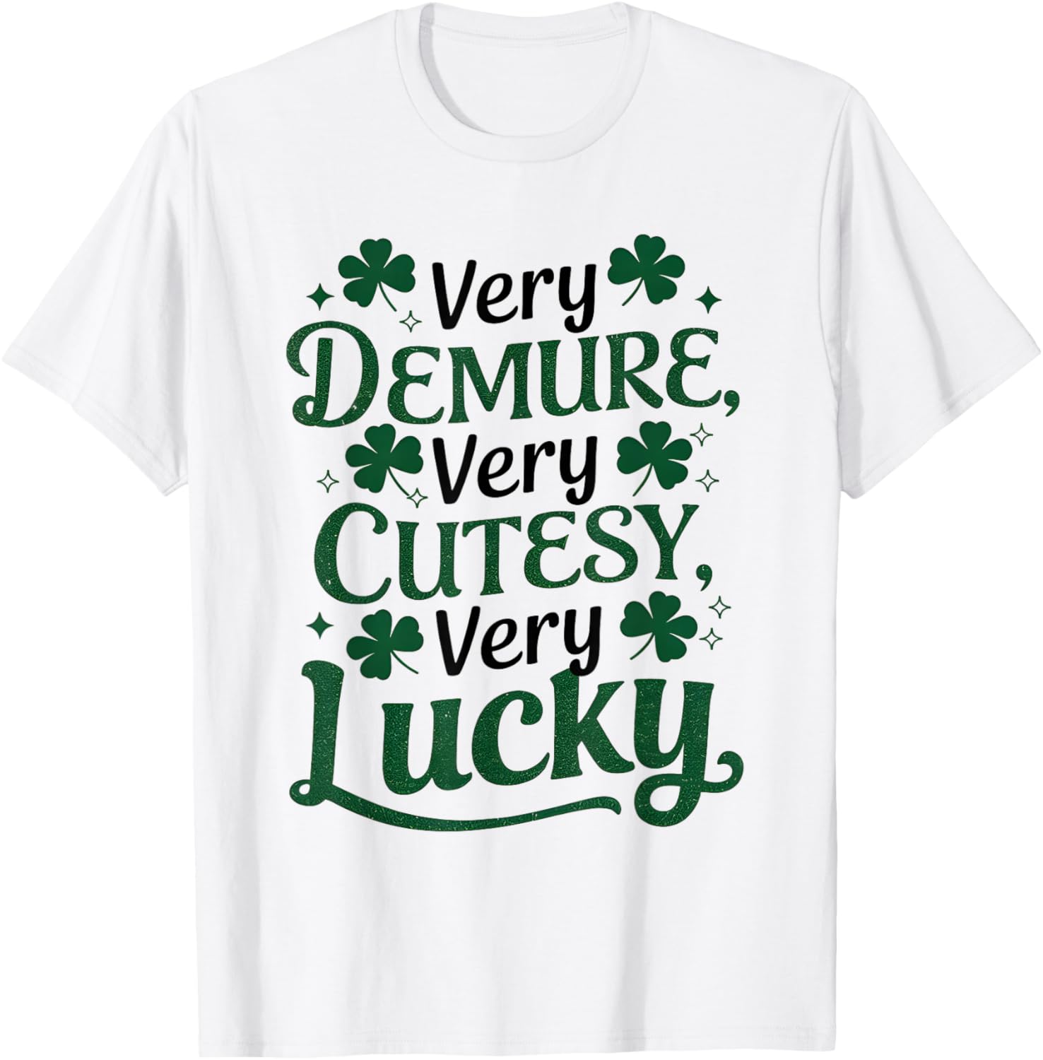 Adorable Lucky Shamrock T-Shirt for St Patrick's Day Celebrations - 5