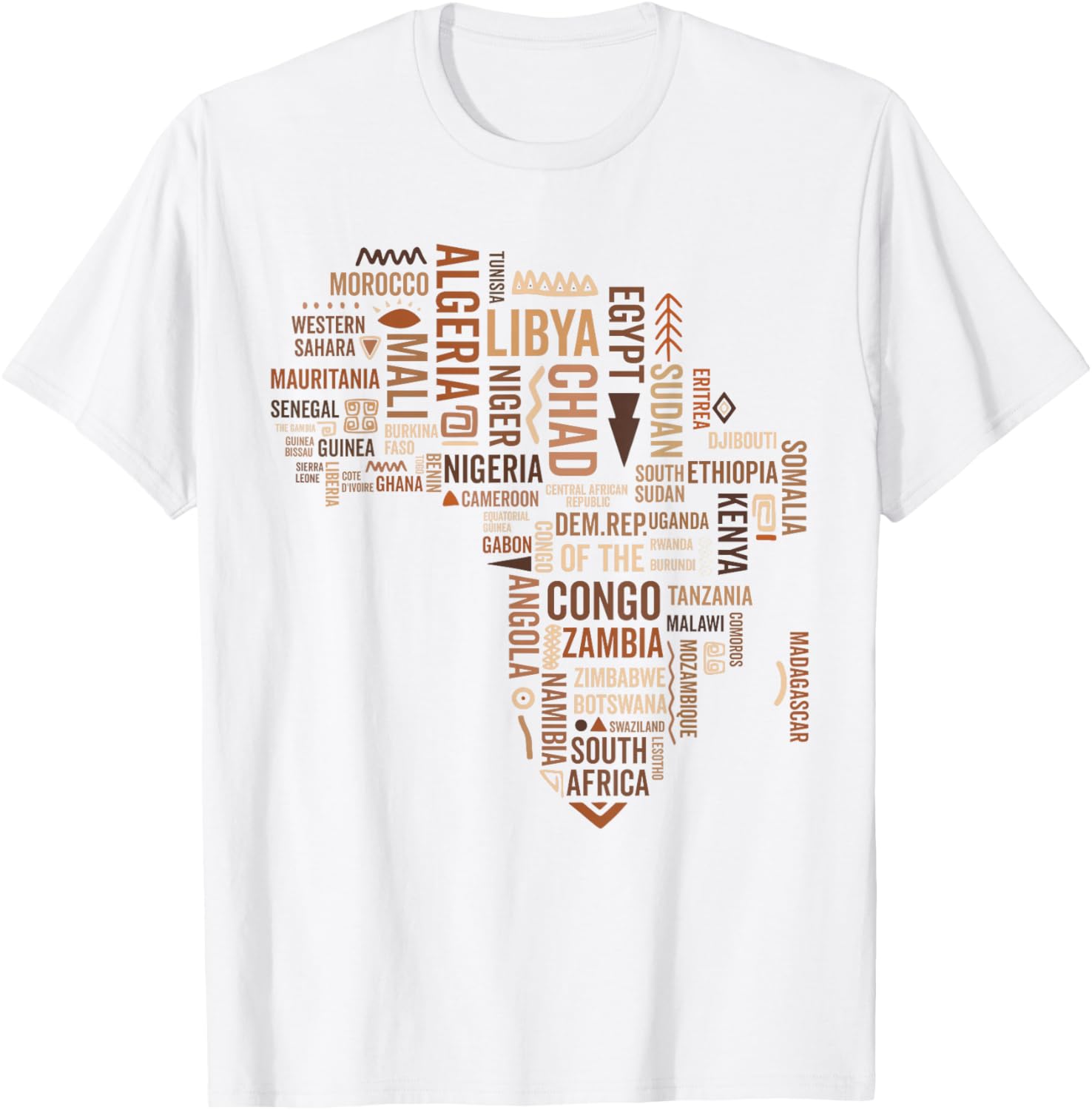 Africa Map Black History Pride T-Shirt for African American Culture - 14