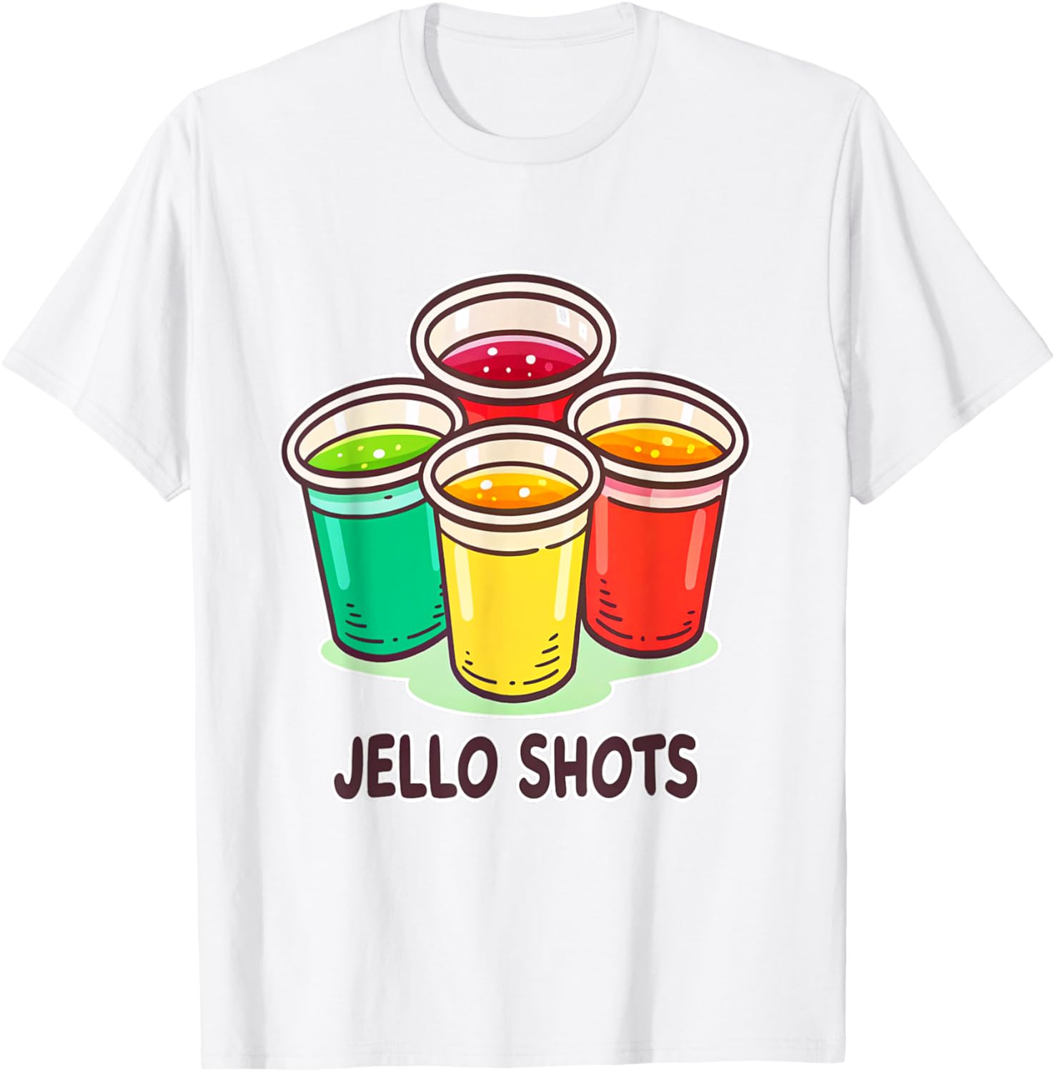 Colorful Jello Shots Party T-Shirt for Fun Celebrations and Events - 4