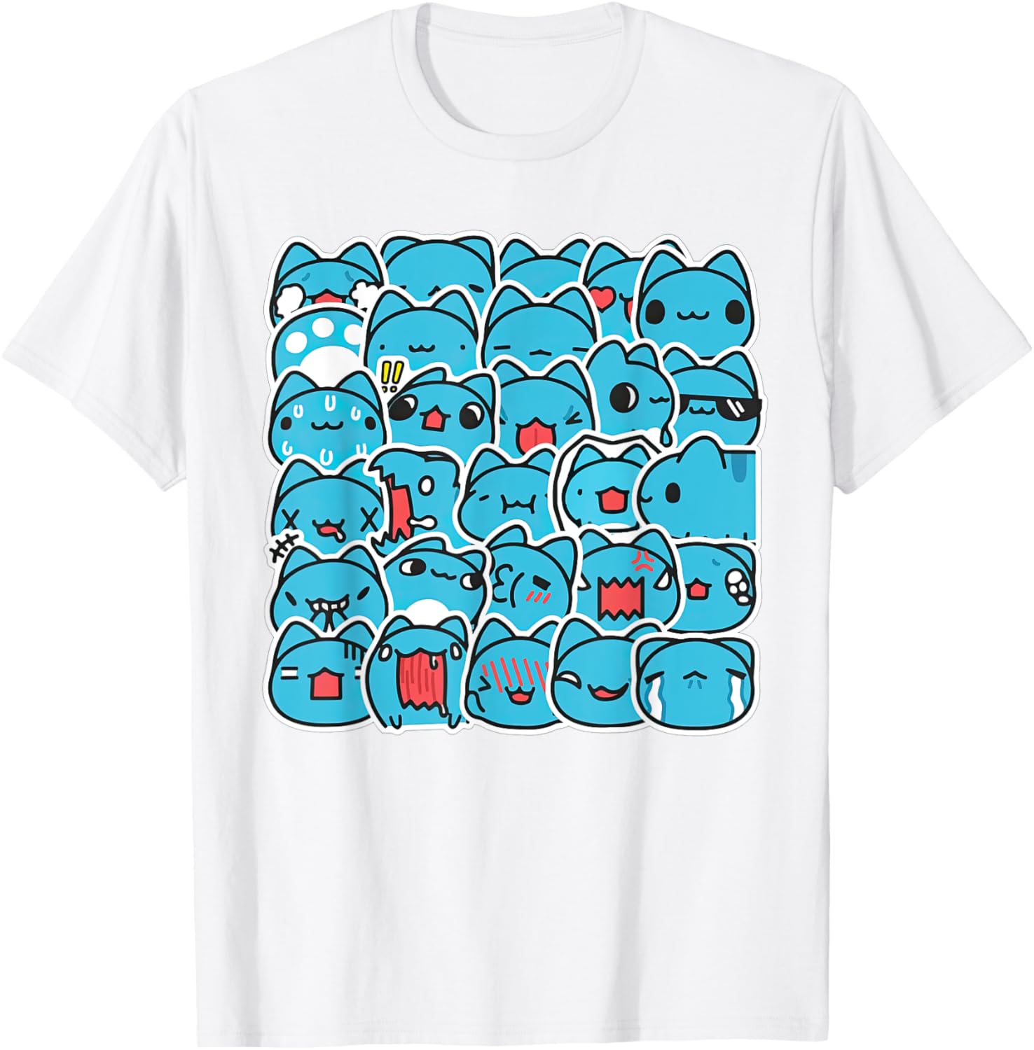 Adorable Bugcat Capoo T-Shirt for Cat Lovers - Cute & Comfy Style - 15
