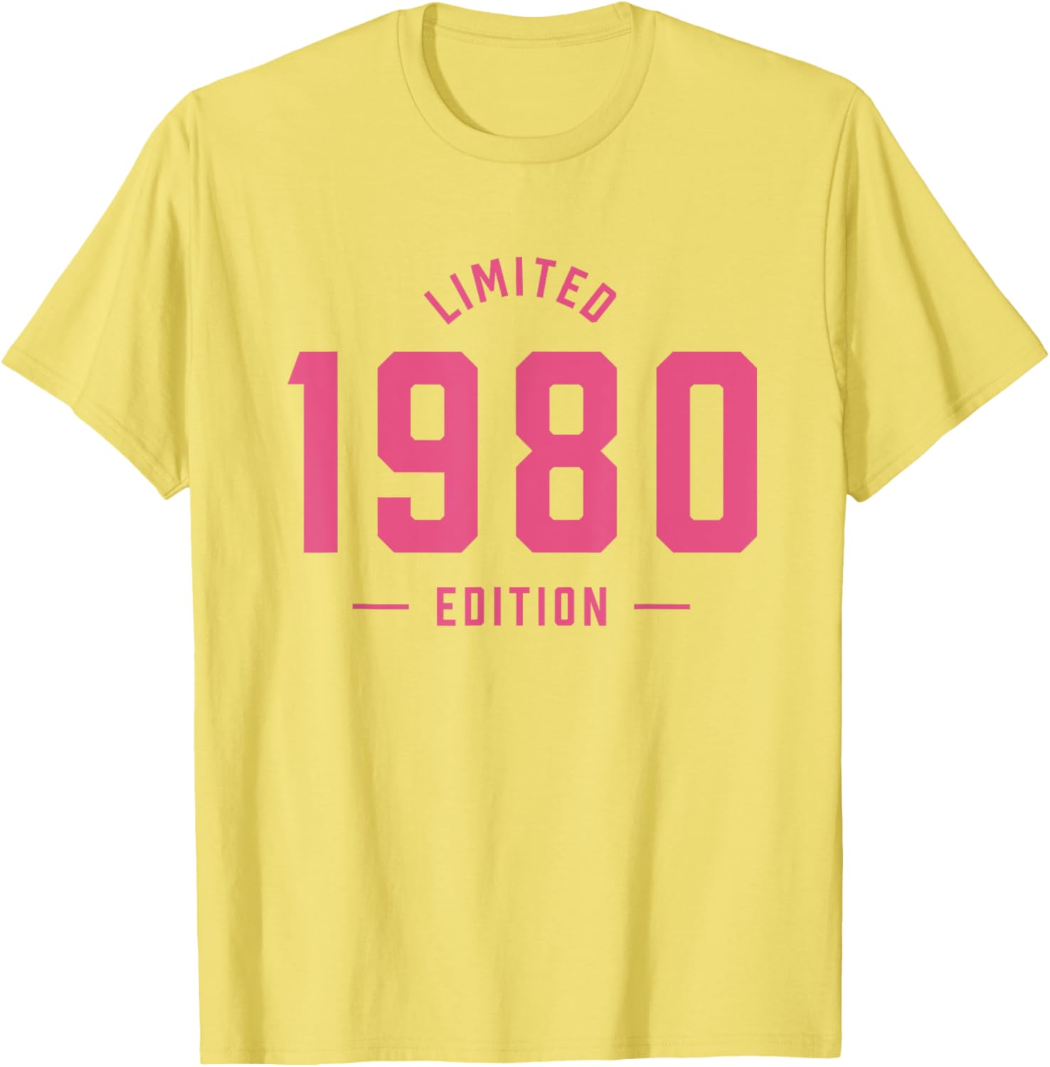 Cute Pink 45th Birthday T-Shirt for Women Celebrating 1980s Style - 3