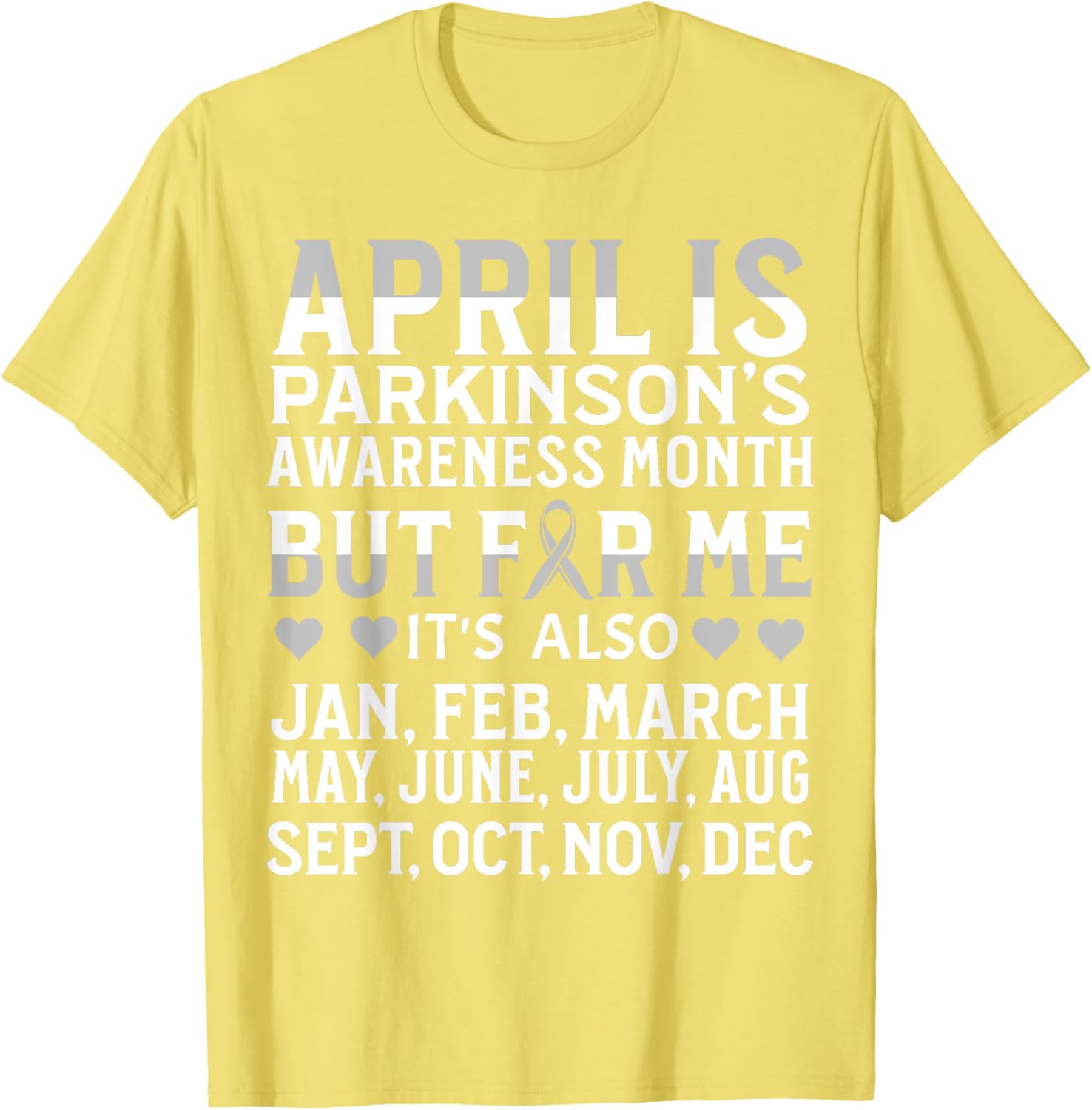 Support Parkinson's Awareness with Our April T-Shirt for Everyone - 17