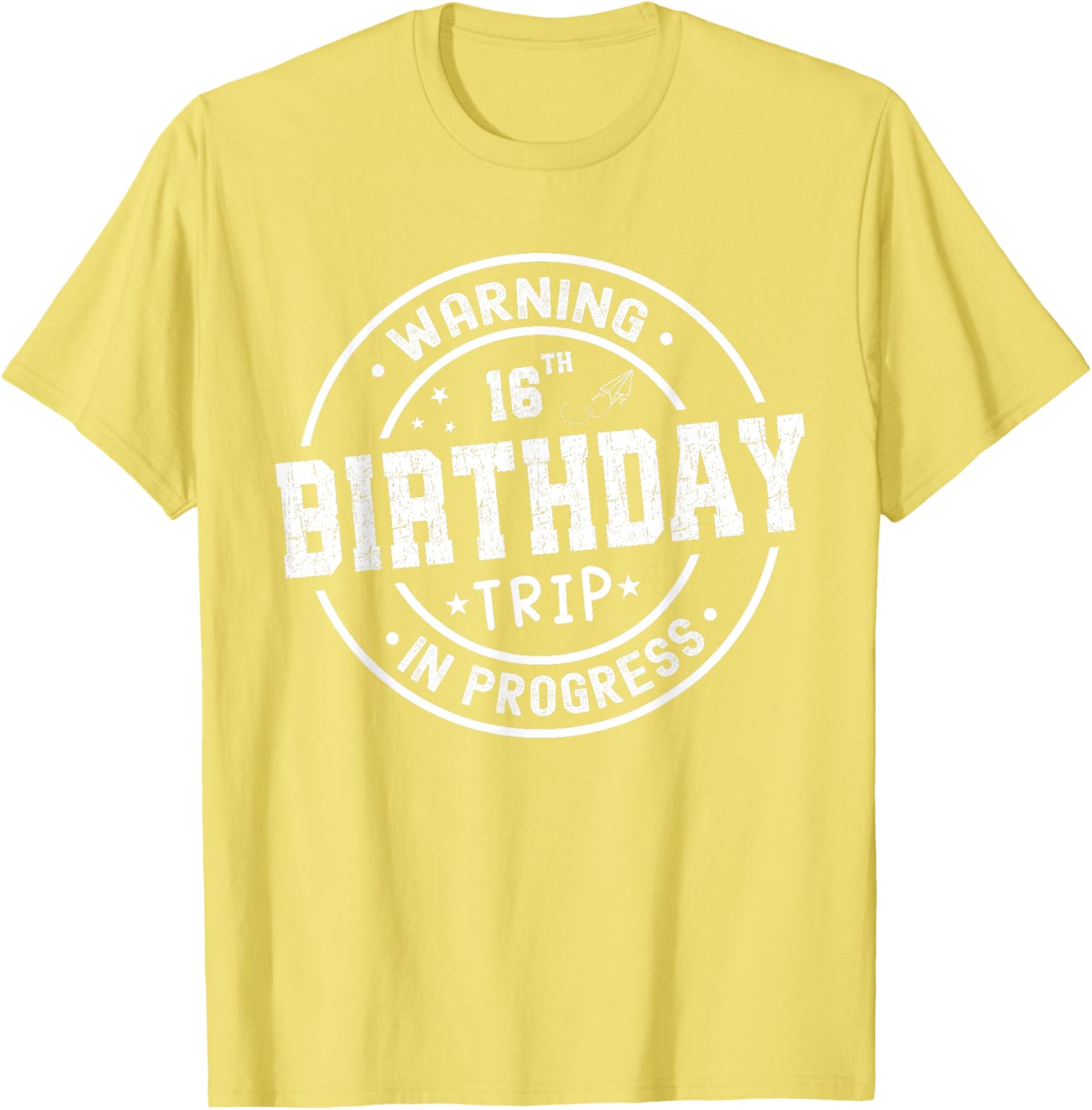 Funny 16th Birthday Trip In Progress T-Shirt for Teens and Kids - 6