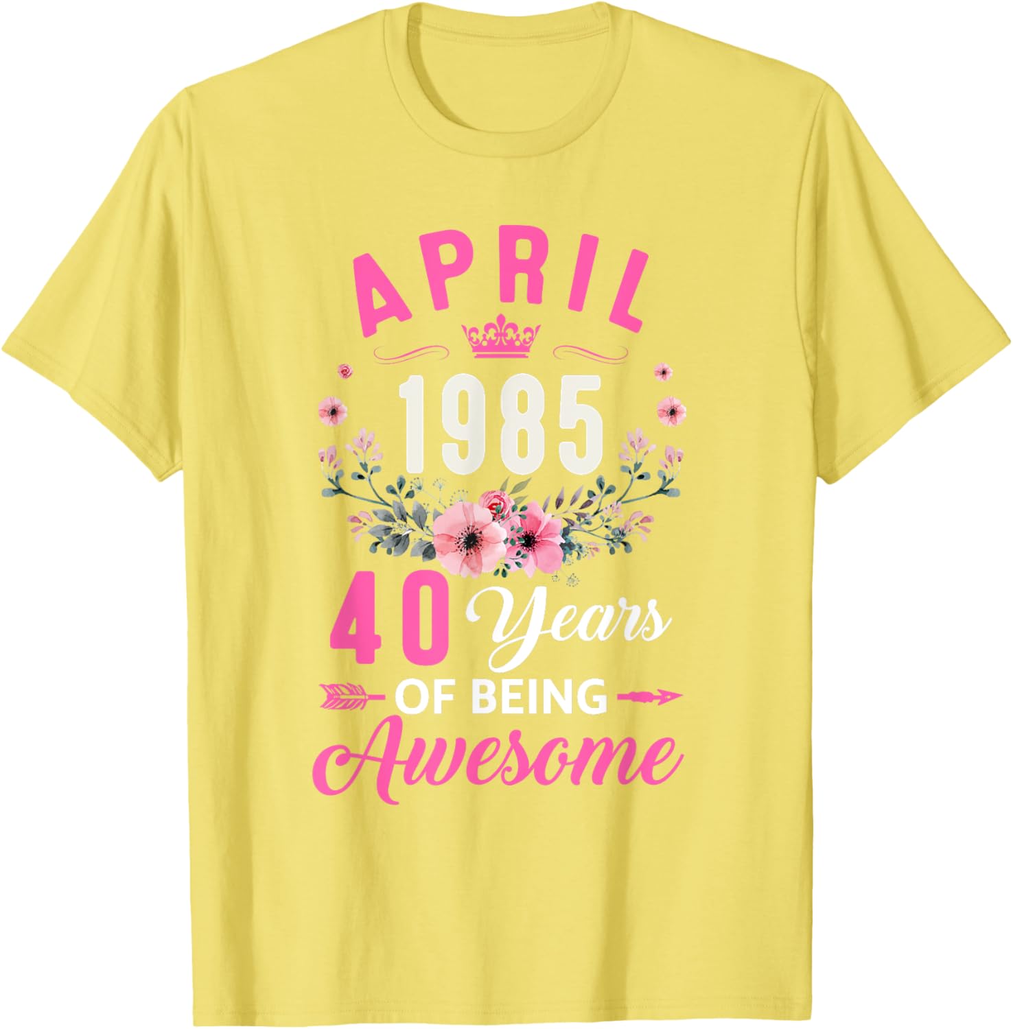 Awesome Since 1985 40th Birthday Women's T-Shirt for April Celebrations - 7