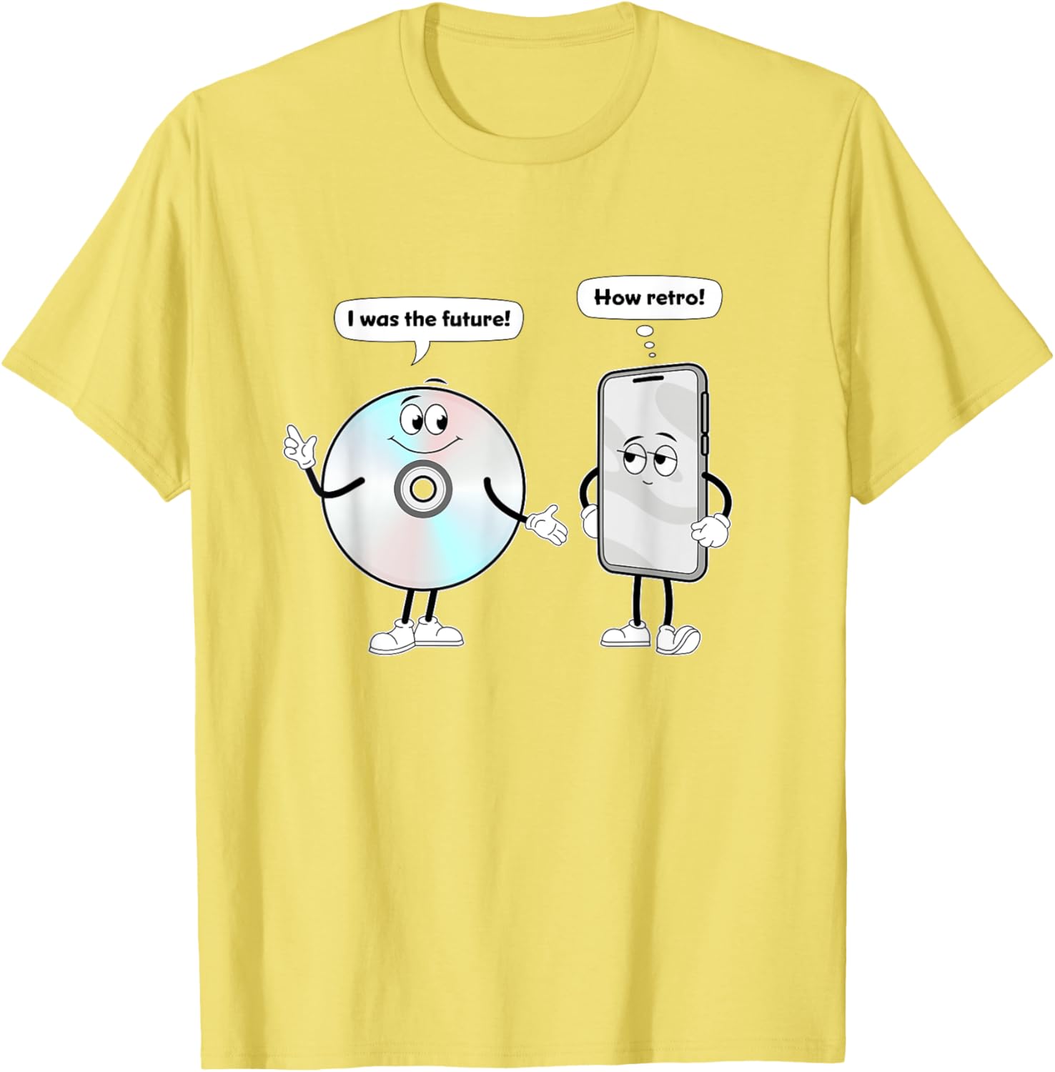 CD vs Smartphone Technology Past vs Future T-Shirt for Music Lovers - 20