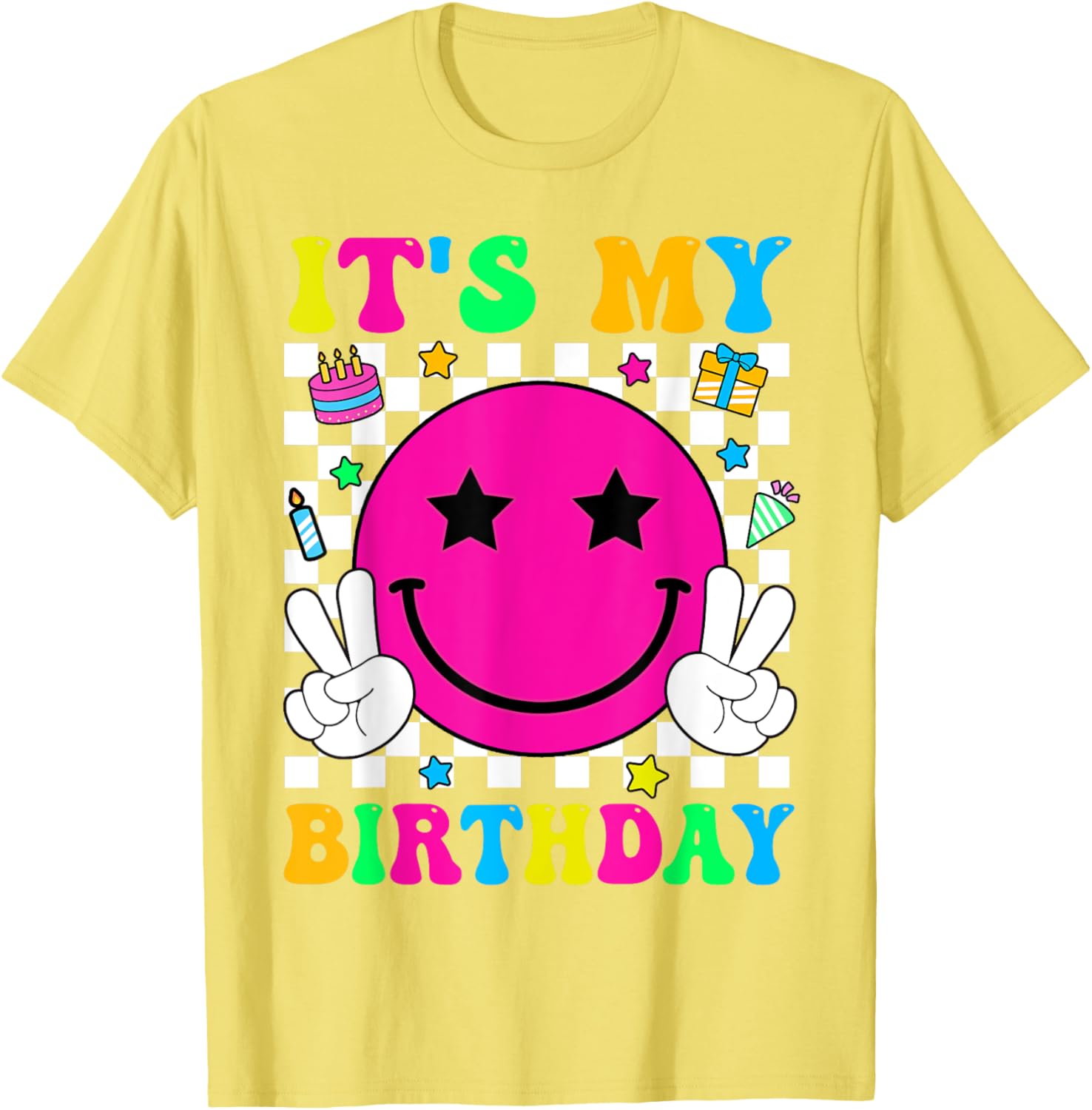 Groovy It's My Birthday T-Shirt for Men, Women, Teens, and Kids - 7