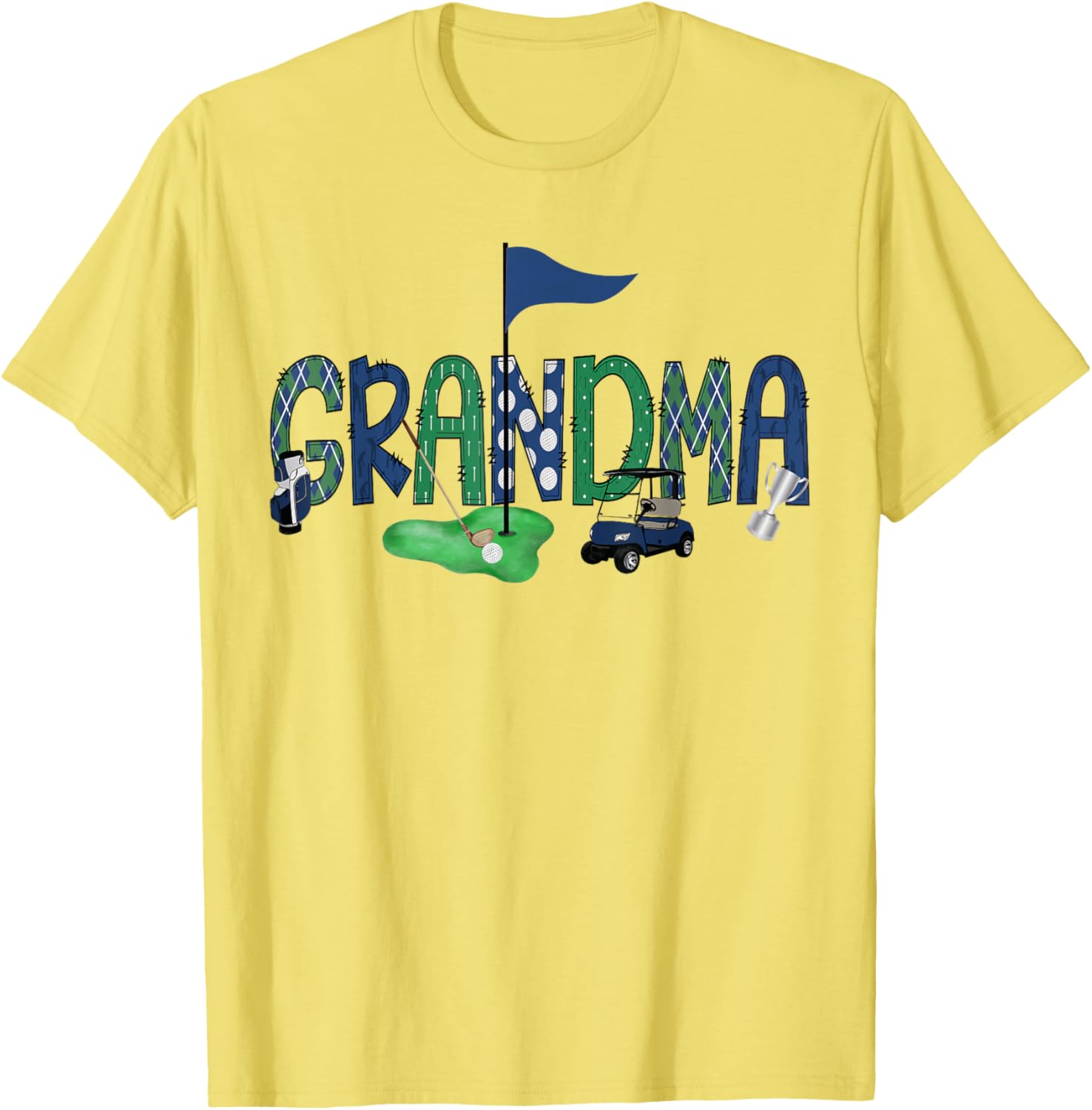Grandma Of The Birthday Boy Golf T-Shirt for Hole in One Celebration - 4