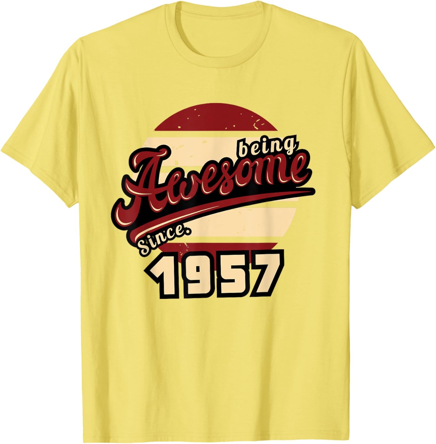 Awesome Since 1957 Retro 68th Birthday T-Shirt Gift for Him or Her - 12