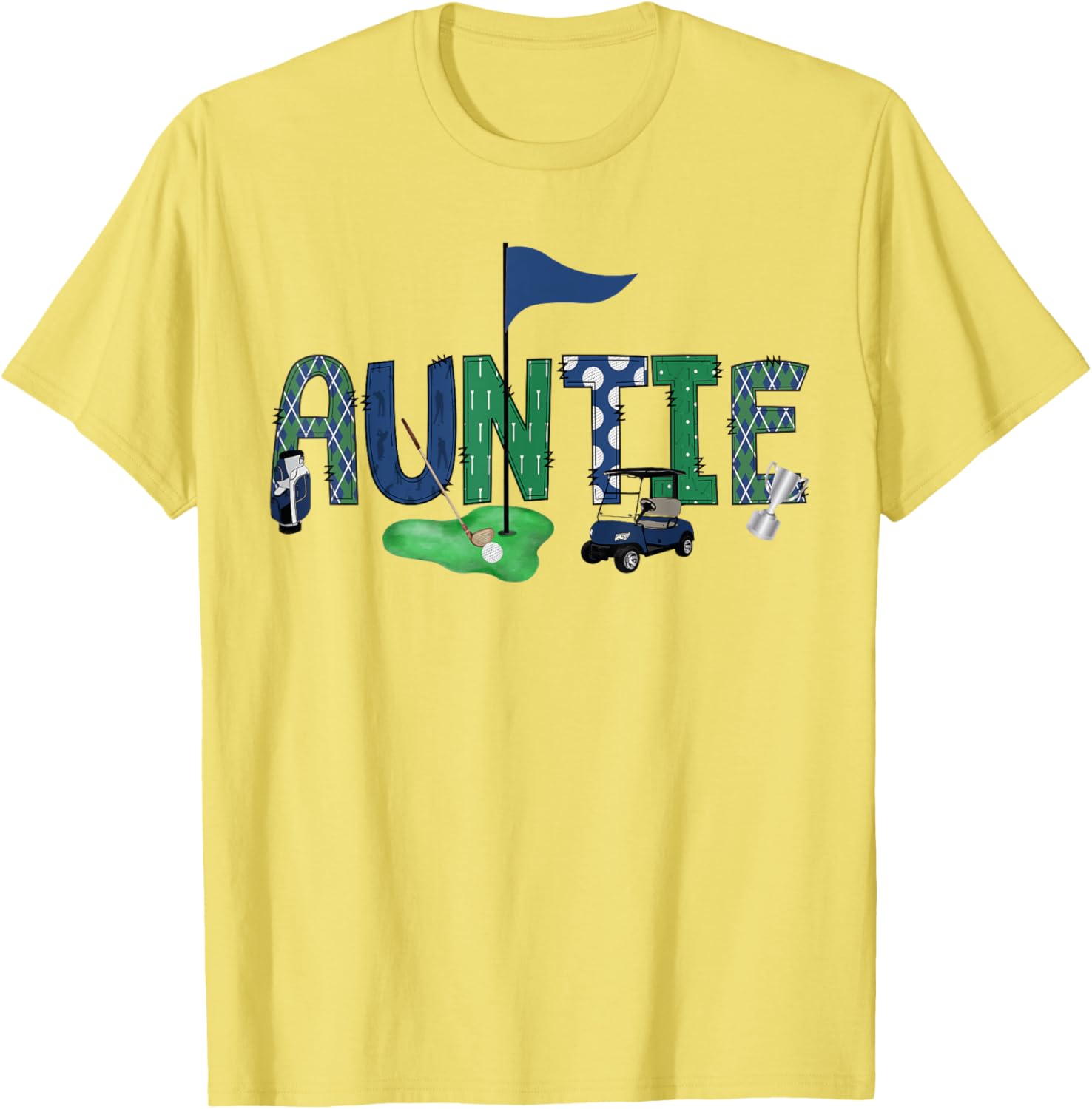 Auntie Of The Birthday Boy Golf T-Shirt for a Fun Celebration - 6
