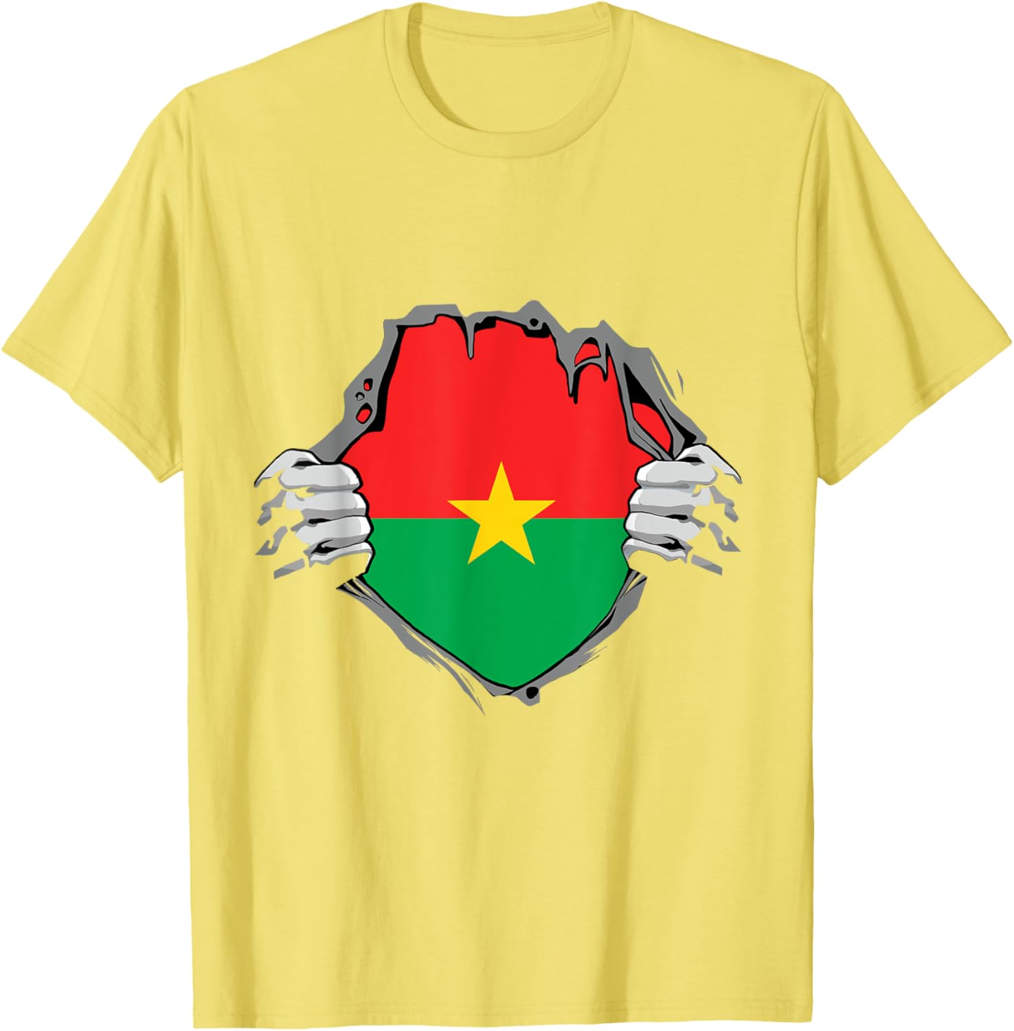 Burkina Faso Heartbeat EKG Pulse T-Shirt for Proud Burkina Fasoans - 18