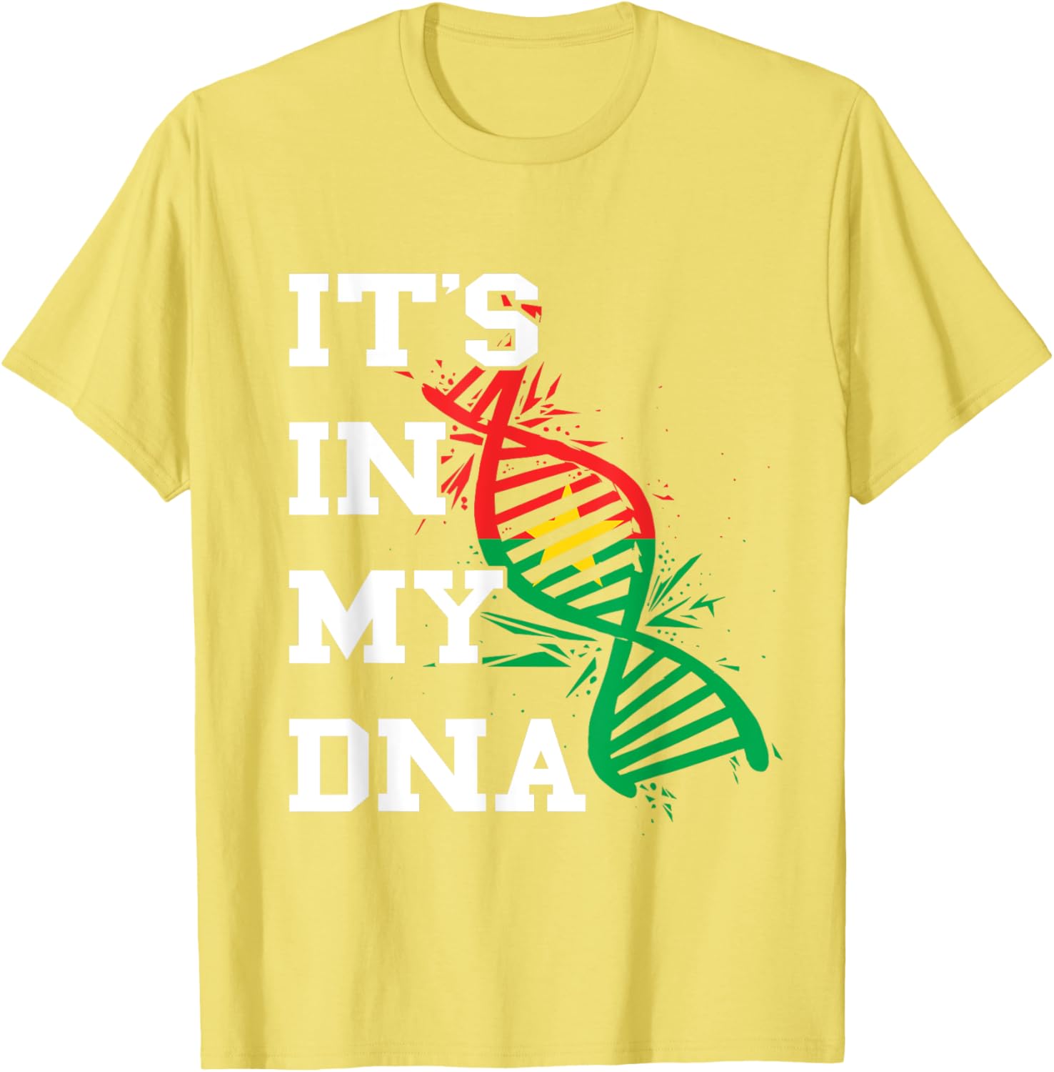 Burkina Faso Flag Its In My DNA Burkina Fasoan Roots T-Shirt - 13
