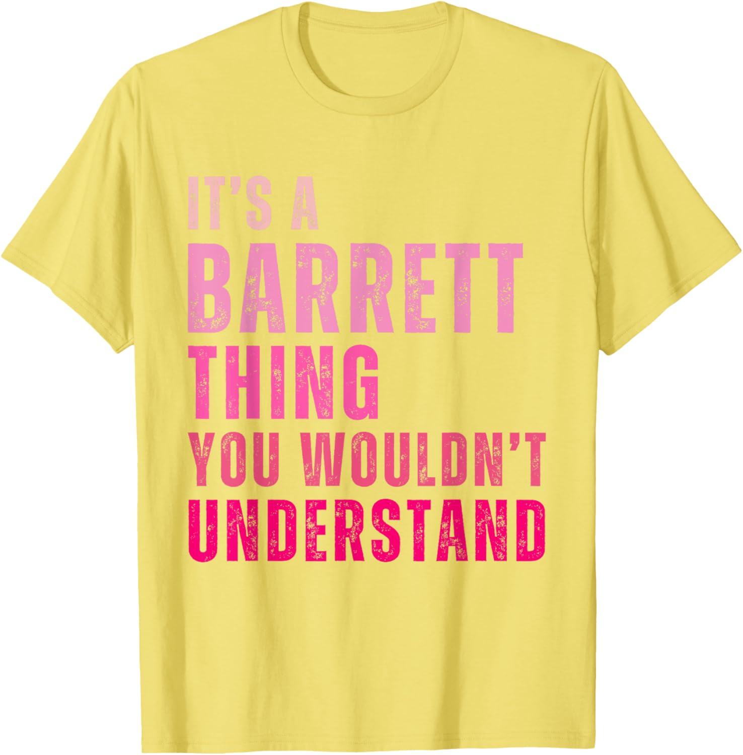 Barrett Vintage T-Shirt It's A Barrett Thing You Wouldn't Understand - 9
