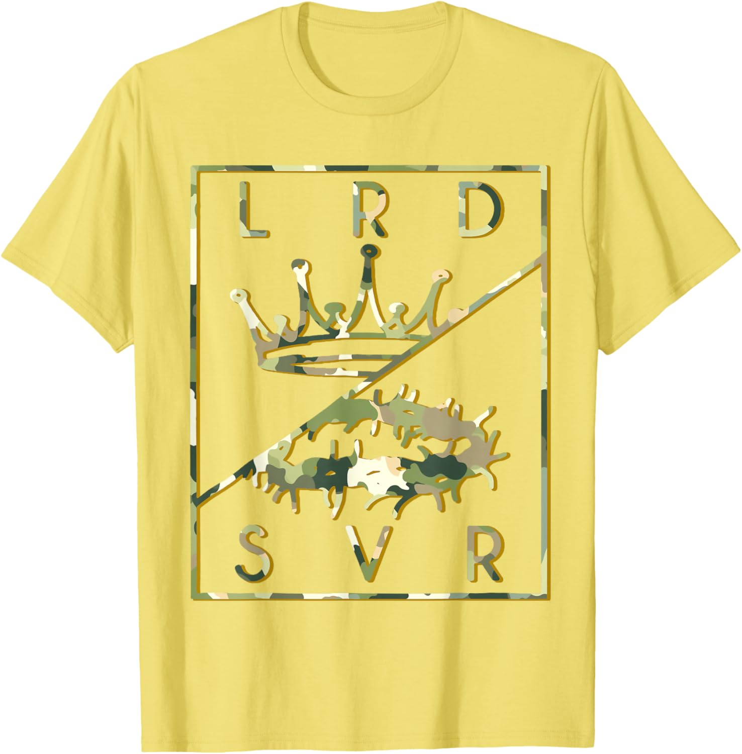 Camo Jesus Crown T-Shirt - Christian King Lord & Savior Apparel - 2