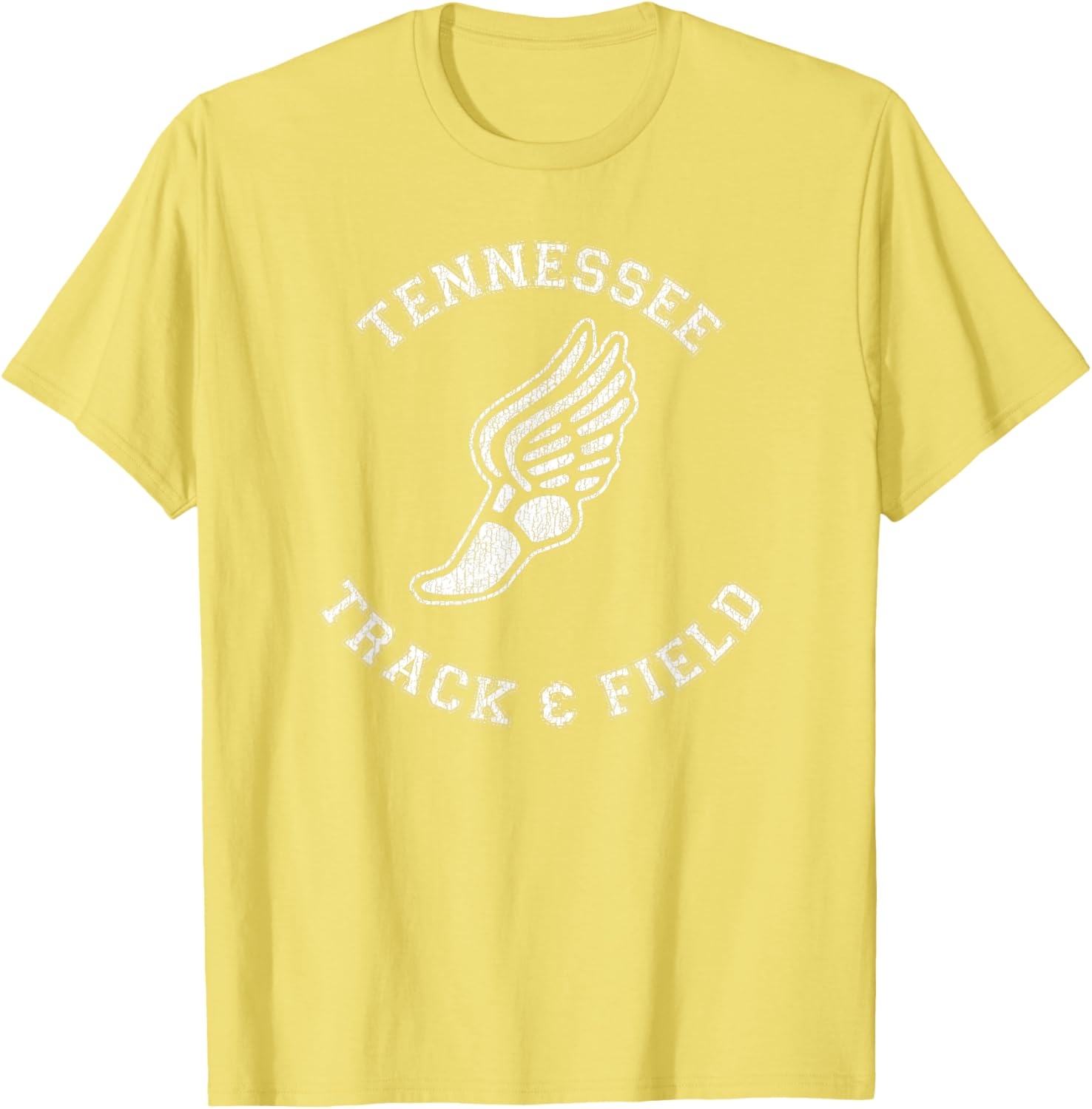 Tennessee Track and Field Retro Classic 80s Distressed T-Shirt - 25