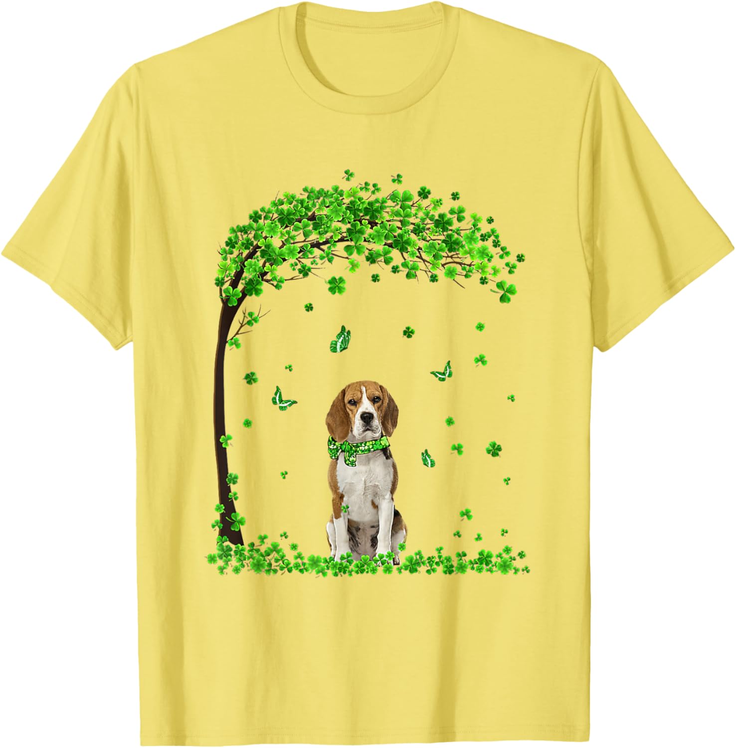 Beagle St Patricks Day Shamrock T-Shirt for Irish Dog Lovers - 28